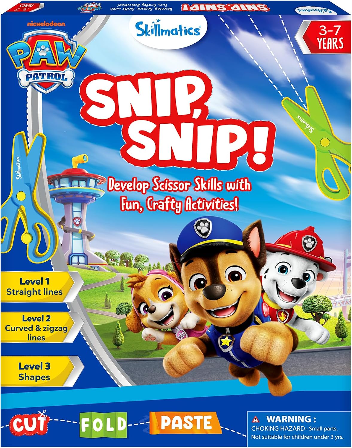 Hot Skillmatics Scissor Skills Preschool Activity Book – Snip Snip PAW Patrol