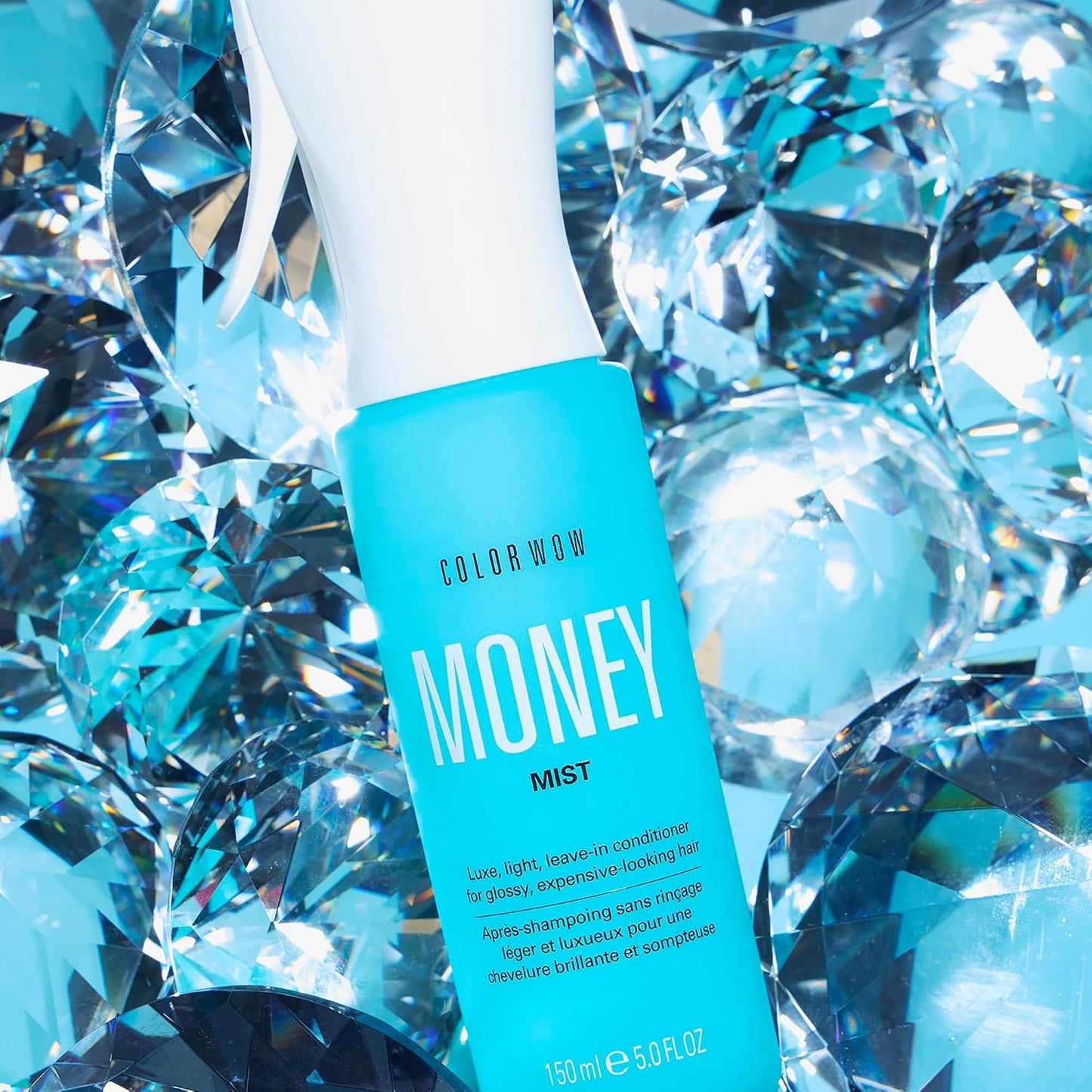 HotCOLOR WOW Money Mist, Leave-In Conditioning Treatment for Expensive-Looking, Glossy Hair, Moisturizes, Defrizzes and Detangles