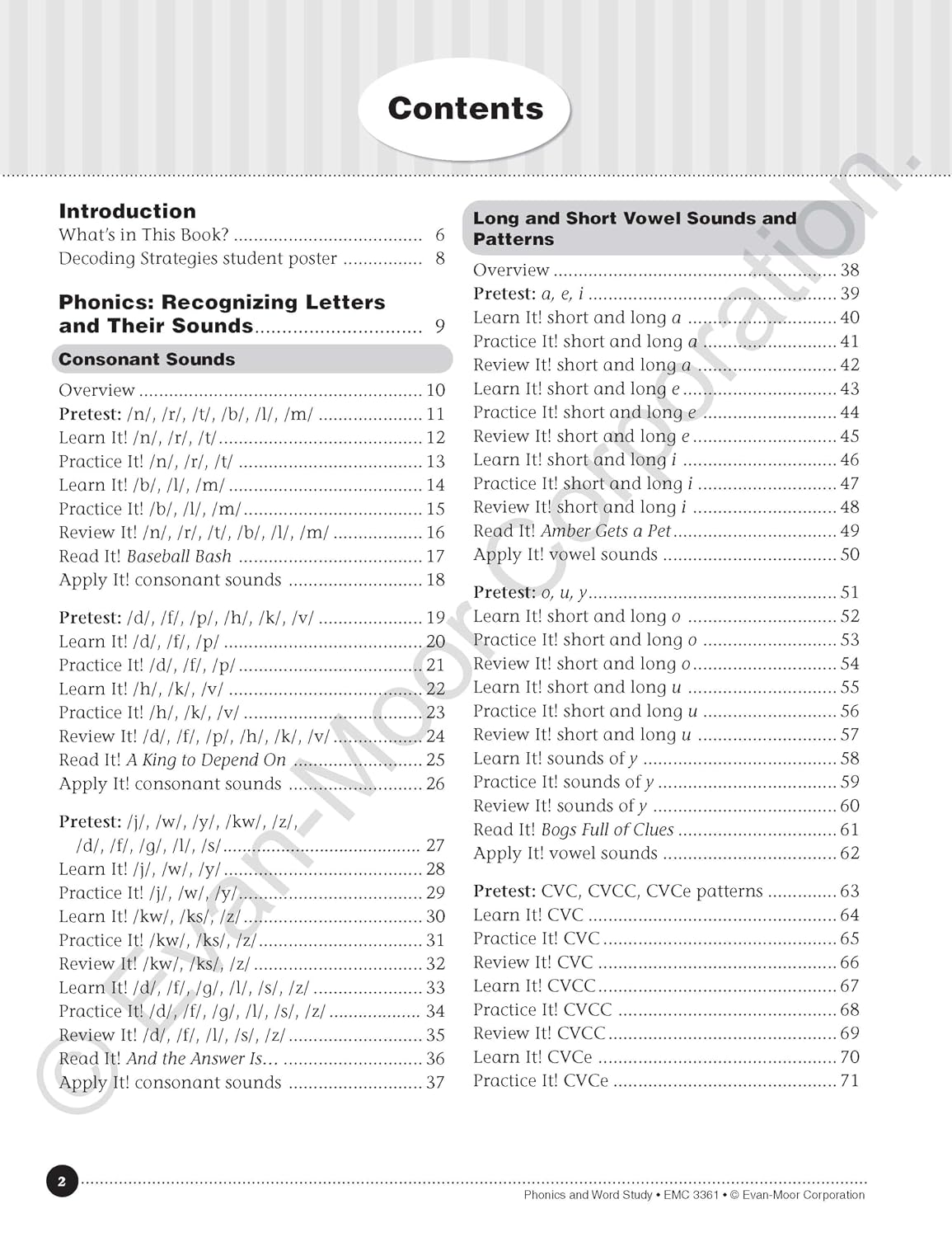 Hot Evan-Moor Phonics and Word Study for Struggling Readers