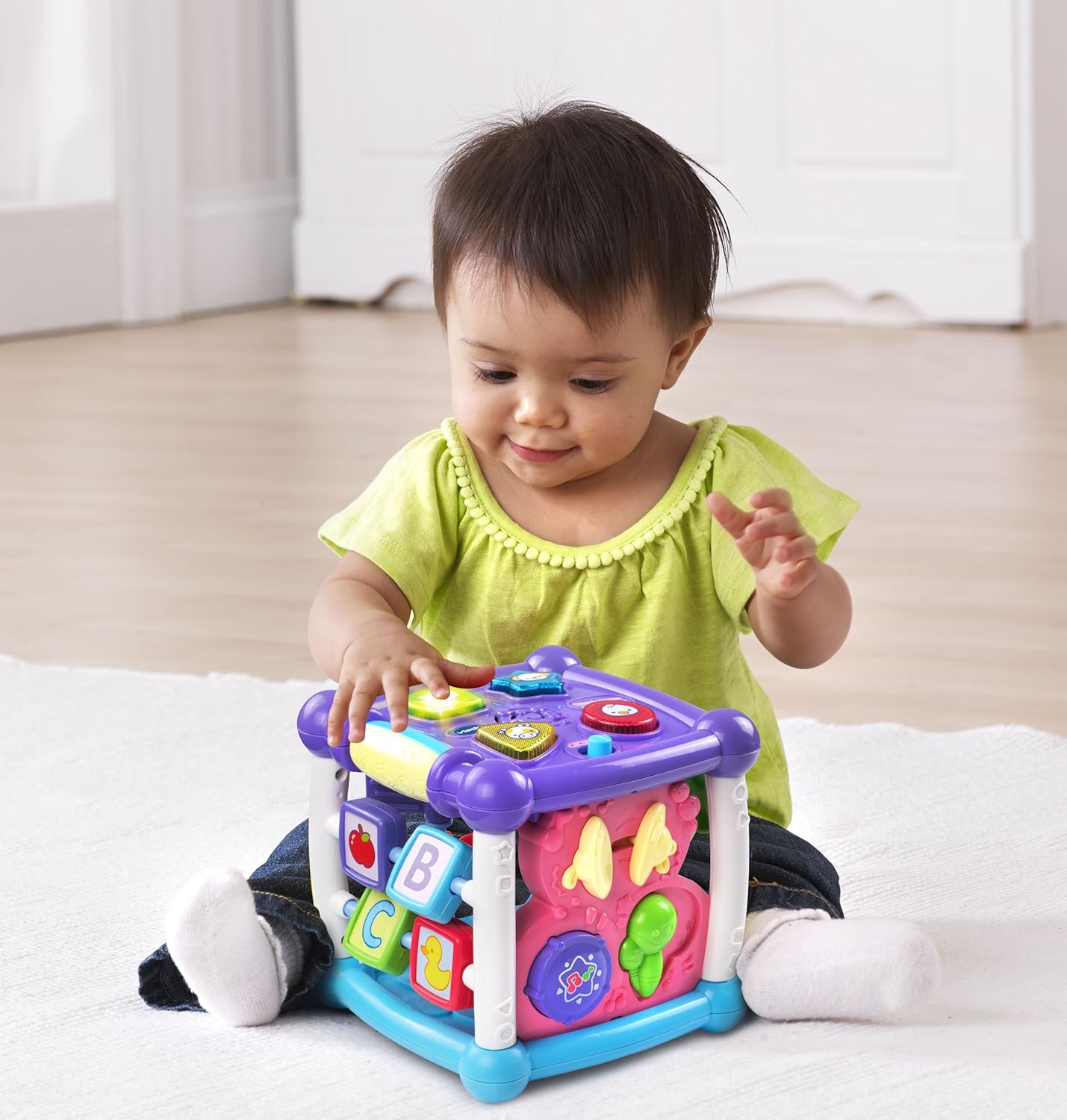 HotVTech Busy Learners Activity Cube, Purple