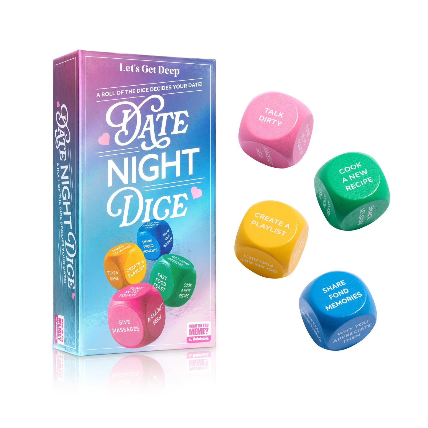HotLet's Get Deep by Relatable, A Question Card Game for Couples, Great for Date Night Ideas, Couples Gifts, Wedding Gifts, and Long Distance Relationship Gifts, Includes 200 Cards to Build Up Intimacy