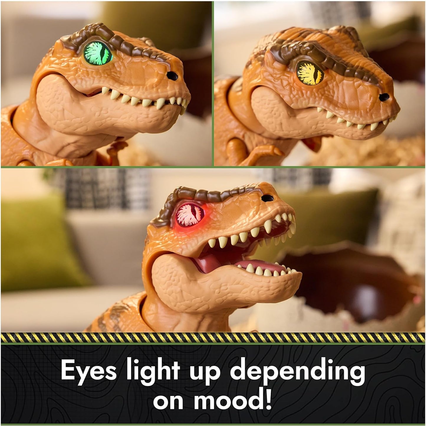 Hot Primal Hatch Jurassic World Interactive T-Rex Toy Dinosaur Egg | Interactive Dino Figure, Realistic Hatching Experience, 100+ Sounds & Reactions, Train & Feed, Gifts for Kids Ages 5+