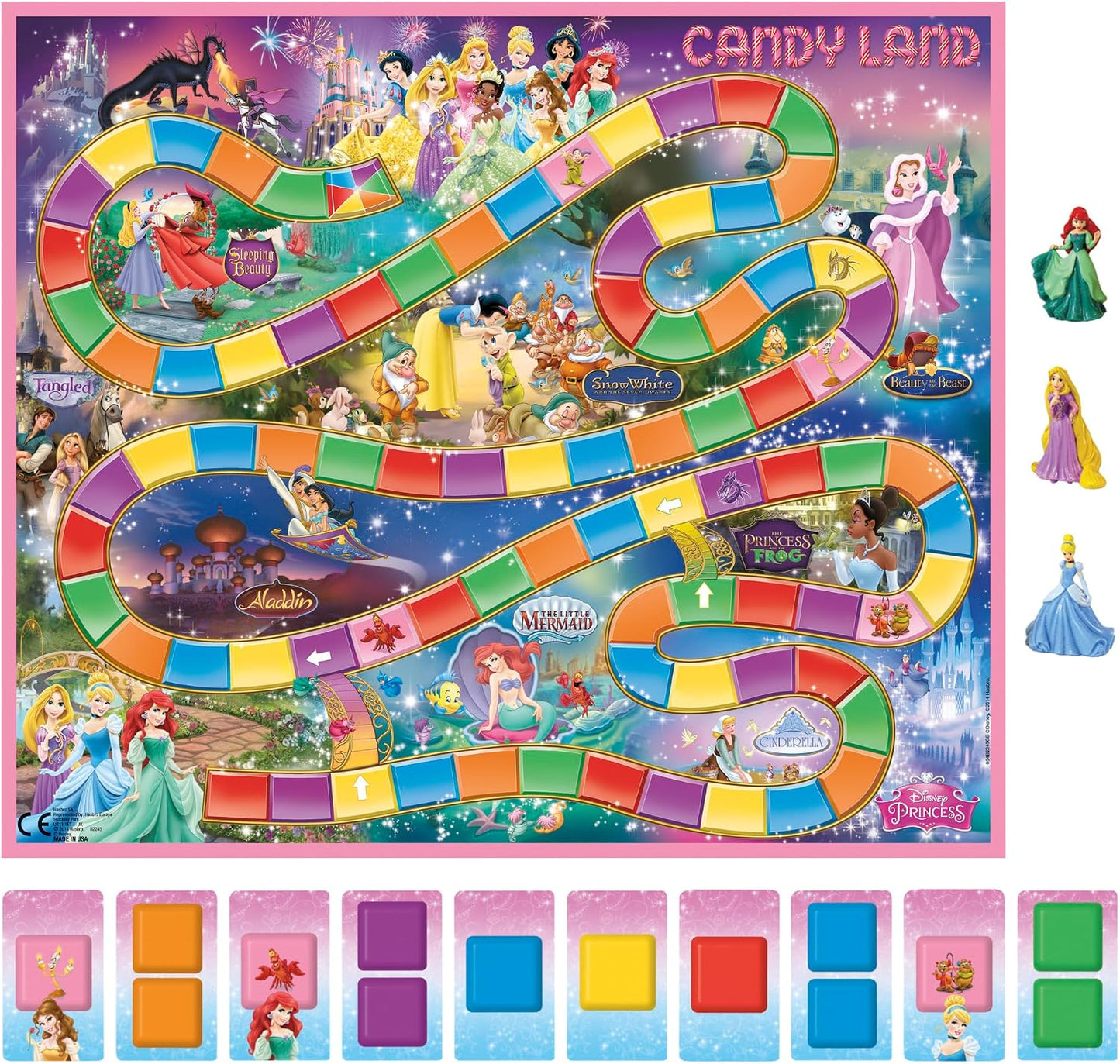 Hot Hasbro Gaming Candy Land Disney Princess Edition Board Game, Preschool Games for 2 to 3 Players, Easter Gifts for Boys and Girls, Family Games for Kids Ages 3 and Up (Amazon Exclusive)