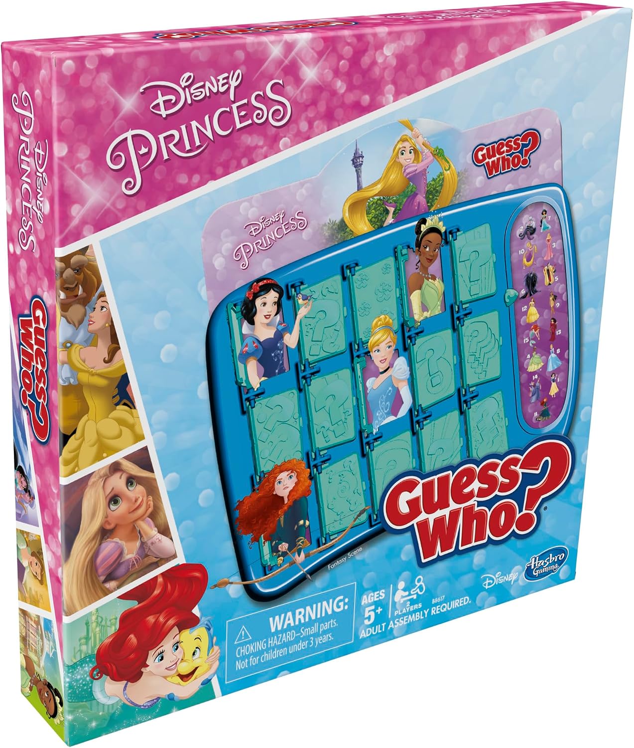 HotHasbro Gaming Guess Who? Disney Princess Edition Kids Board Game, Fun Game for Families and Kids Ages 5 and Up, Easter Gifts for Boys and Girls, Preschool Games (Amazon Exclusive)