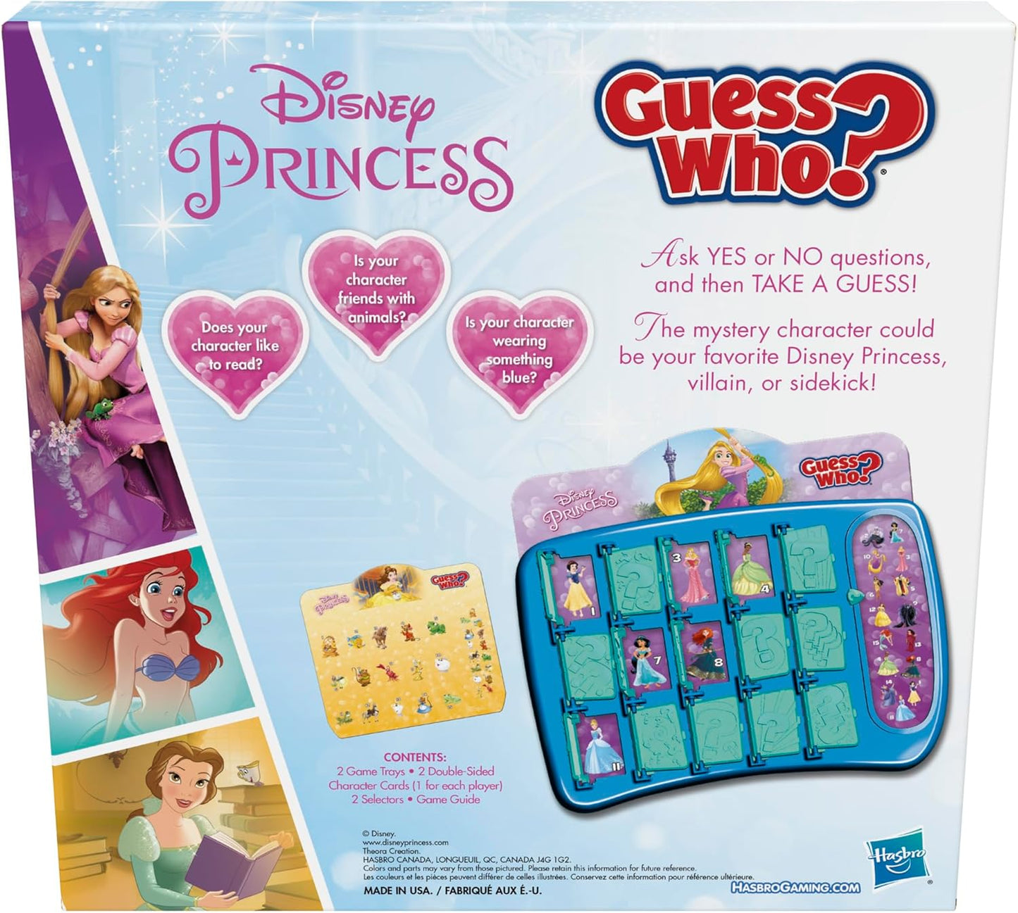 HotHasbro Gaming Guess Who? Disney Princess Edition Kids Board Game, Fun Game for Families and Kids Ages 5 and Up, Easter Gifts for Boys and Girls, Preschool Games (Amazon Exclusive)