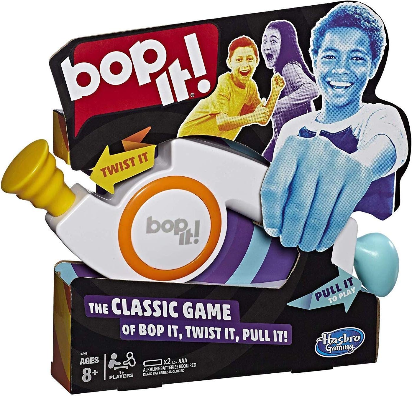 Hot Hasbro Gaming Bop It! Electronic Game for Kids Ages 8 and up, Kids Games for 1 or More Players, Board Games for Kids, Kids Gifts