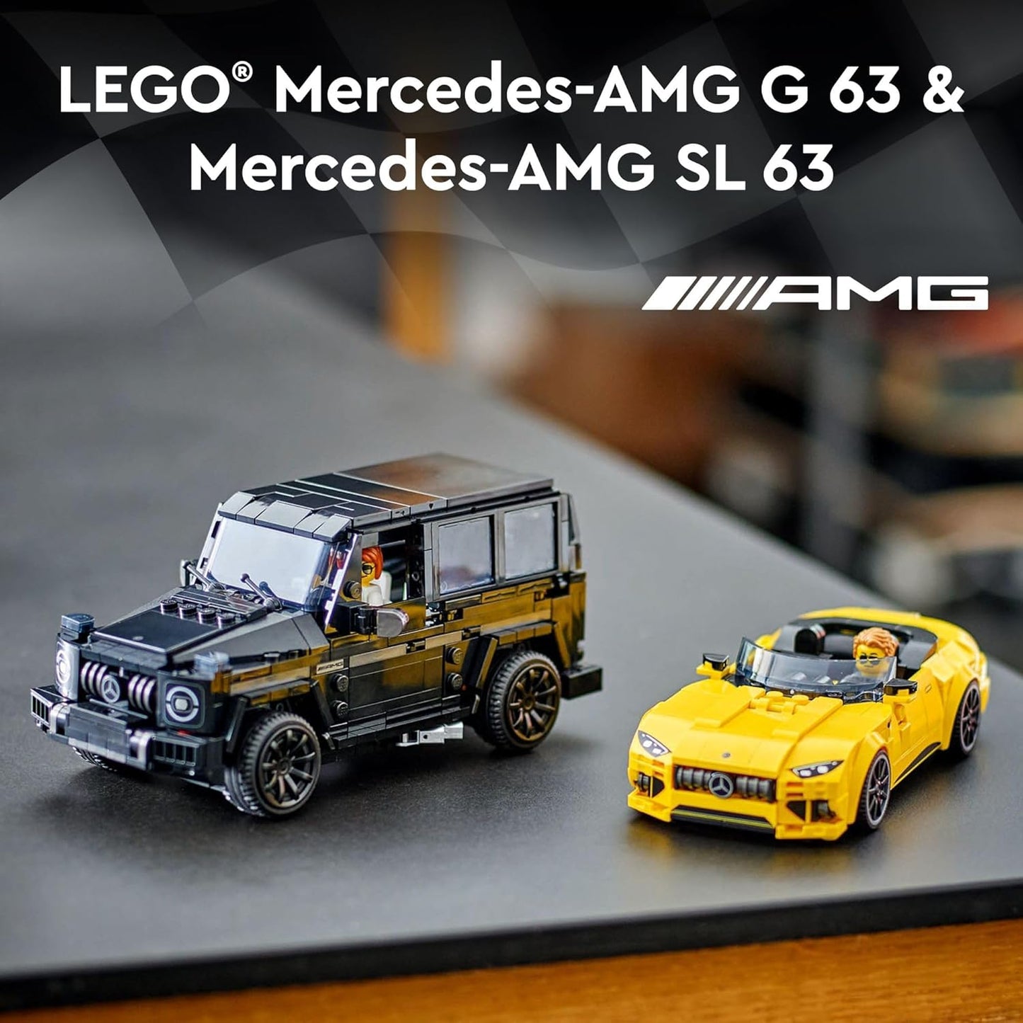 HotLEGO Speed Champions Mercedes-AMG G 63 & SL 63 Building Toys - Kids Pretend Play Toy Cars for Boys & Girls, Ages 10+ Years - Gifts for Christmas - 76924