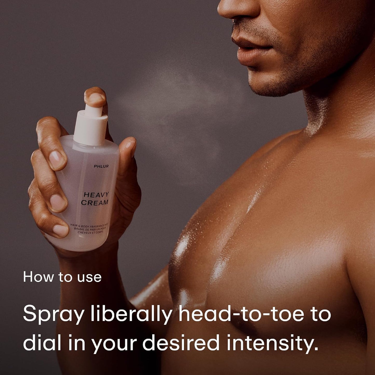 Hot PHLUR Heavy Cream Body Mist, 8 Fl Oz – Hair and Body Perfume for Women | Gourmand Vanilla Body Spray with Marshmallow, Coconut Cream & Citrus Fragrance