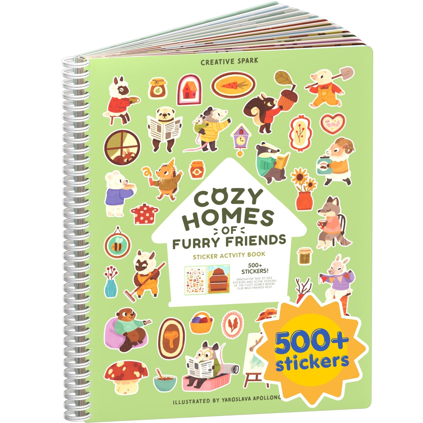 HotCars, Trucks, Planes & Trains 500+ Kids Sticker Book by Cupkin Fun Toddler Travel Activity Coloring and Sticker Book, Road Trip Essentials, 12 Coloring Pages + Scenes for Ages 2–8 Years