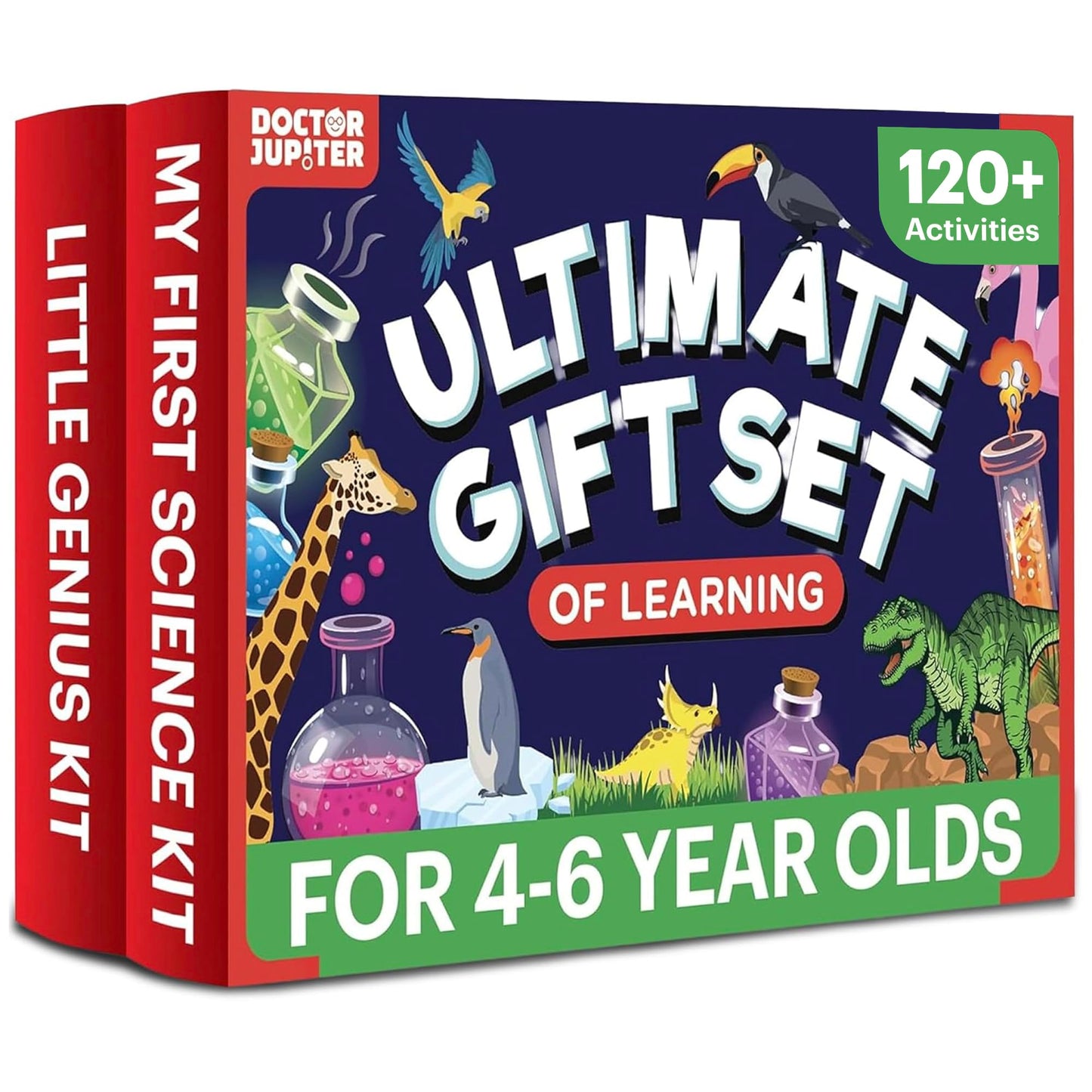 HotDoctor Jupiter My First Science Kit for Kids Ages 4-5-6-7-8 | Birthday Gift Ideas for 4+ Year Old Boys & Girls | Toy Stem Kit with 100+ Experiments | Learning & Educational Projects