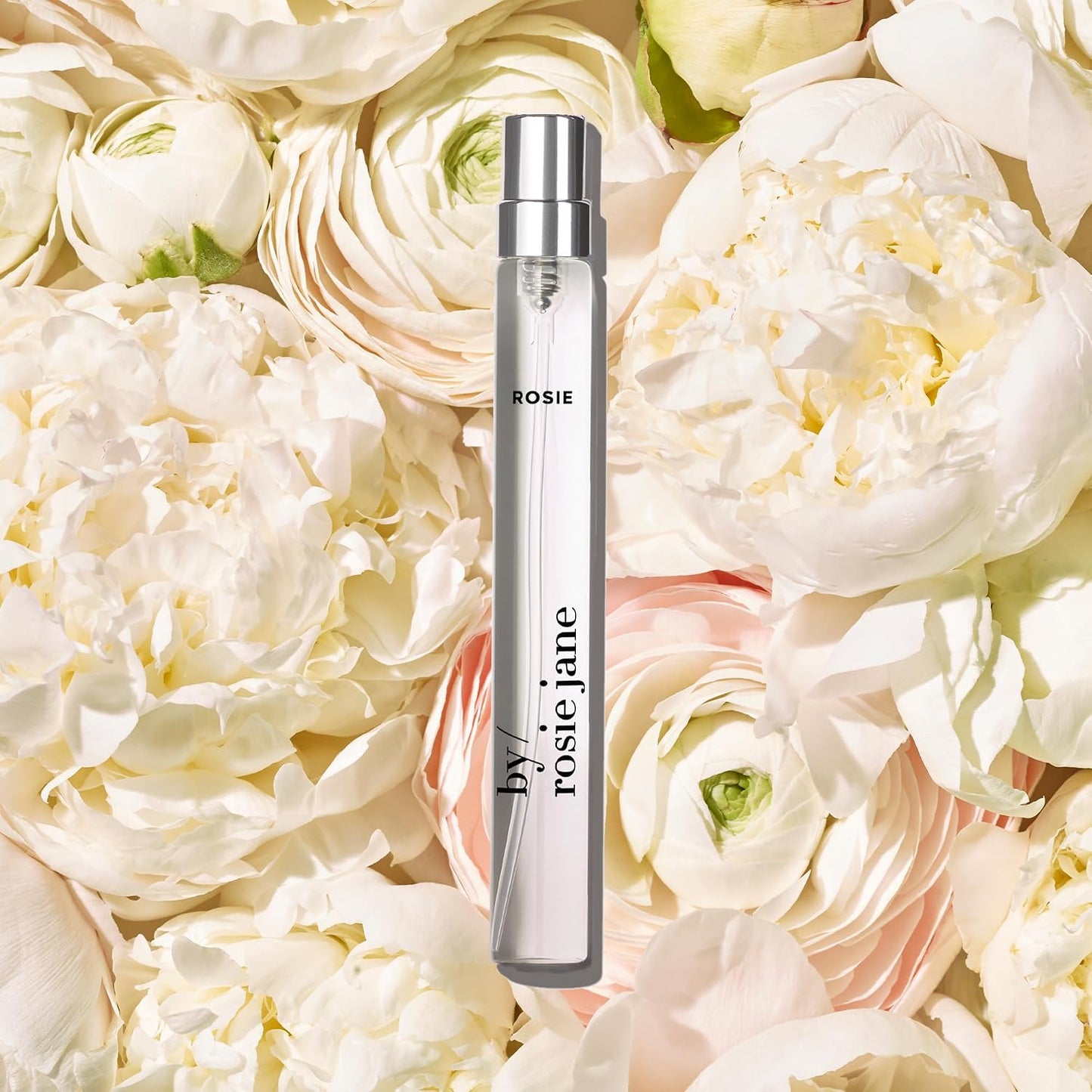 Hot By Rosie Jane Travel Perfume Spray (Rosie) - Clean Perfume for Women - Non-Toxic Body Mist with Notes of White Musk & Sweet Rose - Paraben, Sulfate & Phthalate Free (10ml)
