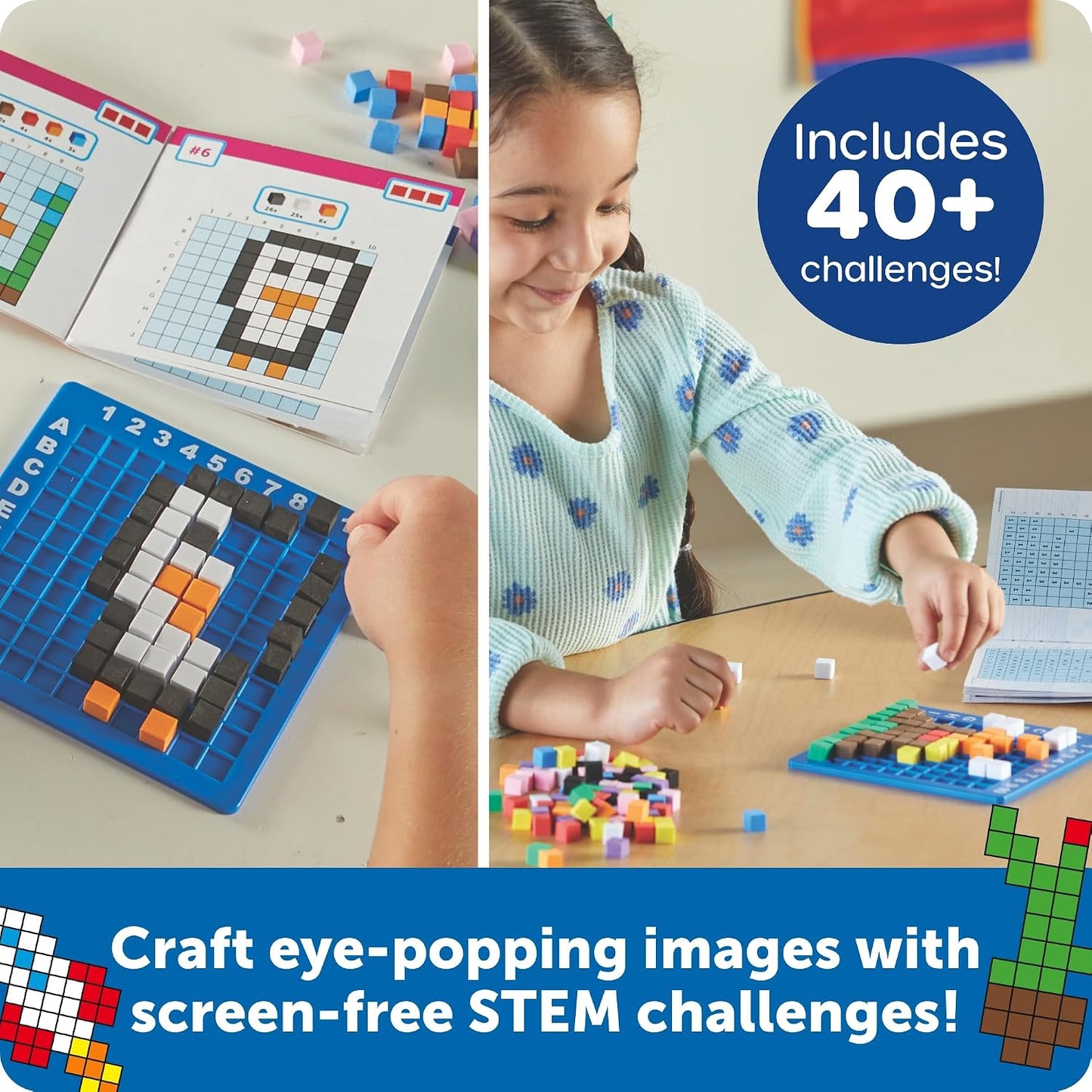 HotLearning Resources STEM Explorers Pixel Art Challenge