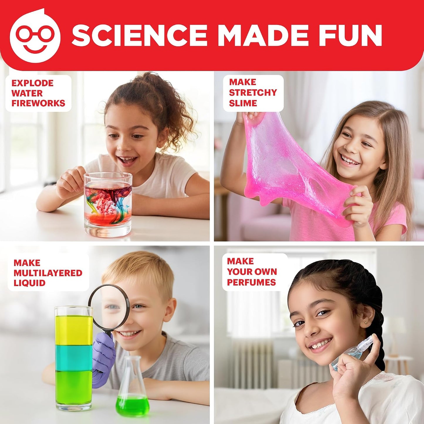 HotDoctor Jupiter My First Science Kit for Kids Ages 4-5-6-7-8 | Birthday Gift Ideas for 4+ Year Old Boys & Girls | Toy Stem Kit with 100+ Experiments | Learning & Educational Projects