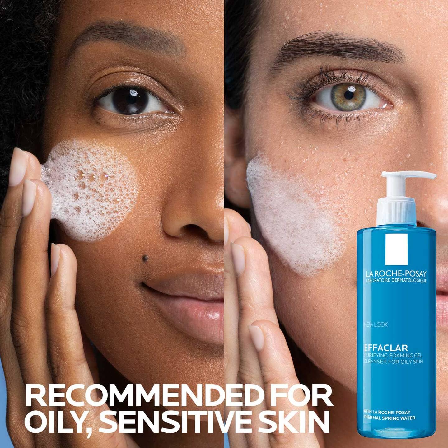 HotLa Roche-Posay Effaclar Purifying Foaming Gel Cleanser for Oily Skin, With Zinc Pidolate To Remove Excess Oil, Alcohol Free & Oil Free, Face Wash For Oily Skin, Dermatologist & Sensitive Skin Tested