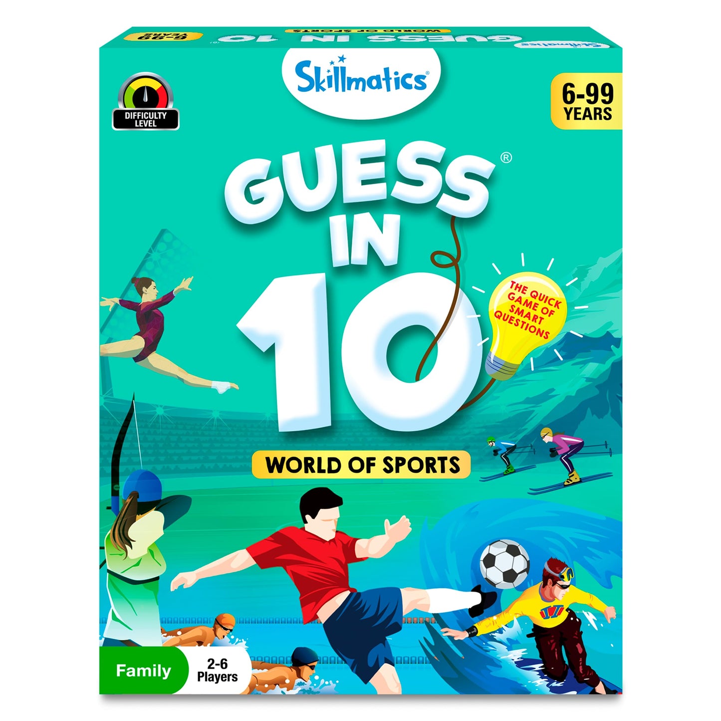 Hot Skillmatics Guess in 10 – National Geographic Animals, Card Game for Kids | Educational Game for Families, Animal Trivia & Travel Game, Screen-Free Fun, Gifts for Kids Ages 6, 7, 8, 9 and Up