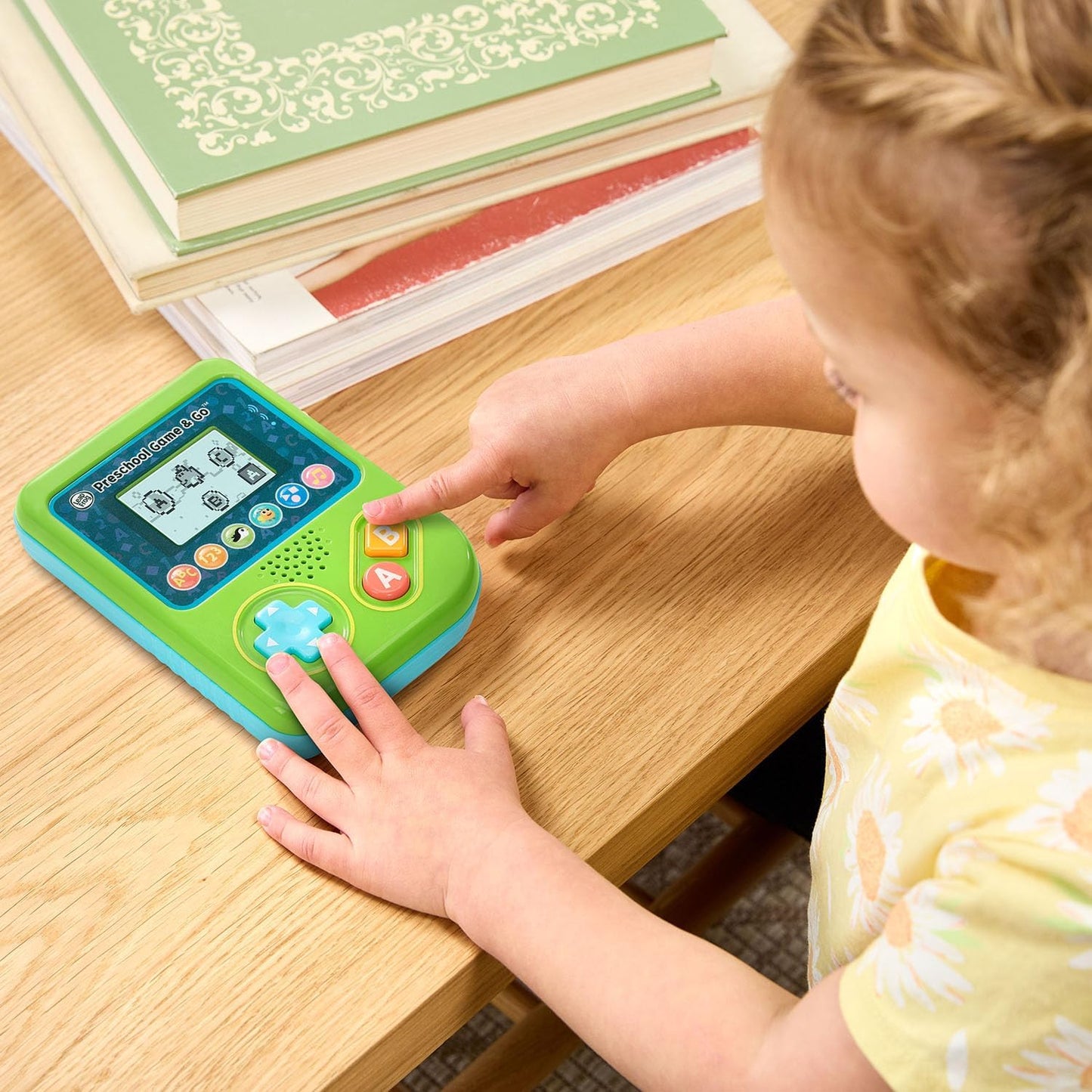 Hot LeapFrog Preschool Game and Go Handheld Video Game Toy, Green