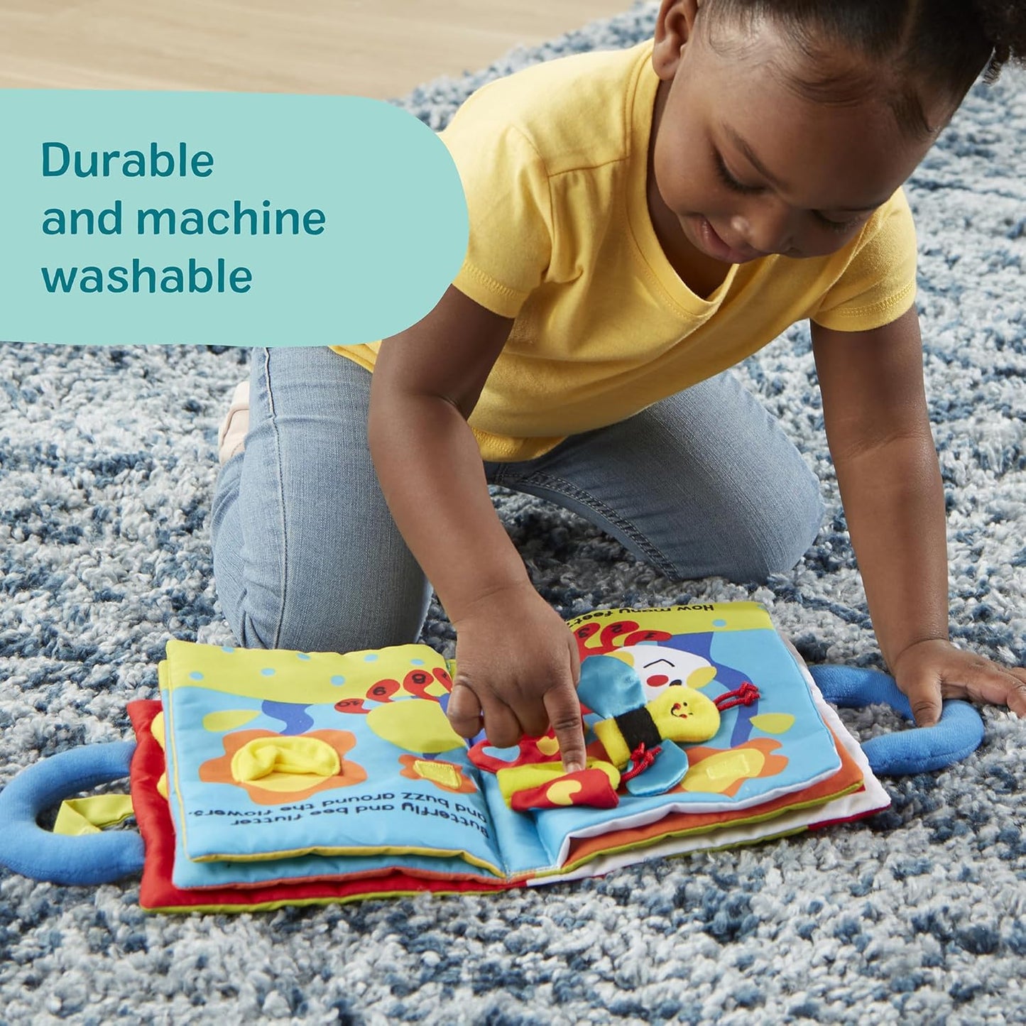 Hot Melissa & Doug K’s Kids My First Activity Book 8-Page Soft Book for Babies and Toddlers Early Learning Developmental Plush Soft Activity for Babies and Toddlers