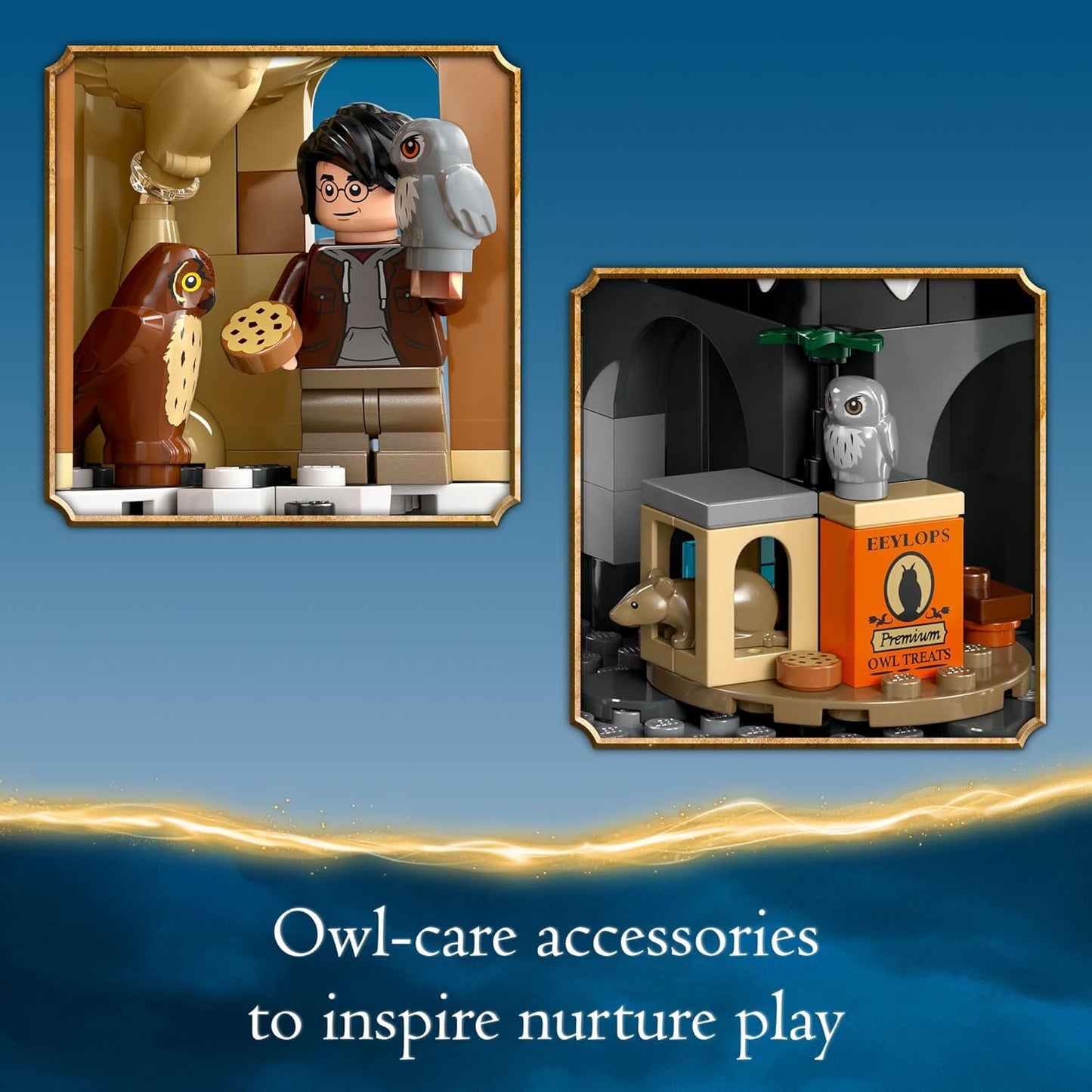HotLEGO Harry Potter Hogwarts Castle Owlery Toy, Wizarding World Fantasy Toy for Girls and Boys, Harry Potter Castle Playset with 3 Characters, Birthday Gift Idea for Kids Ages 8 and Up, 76430