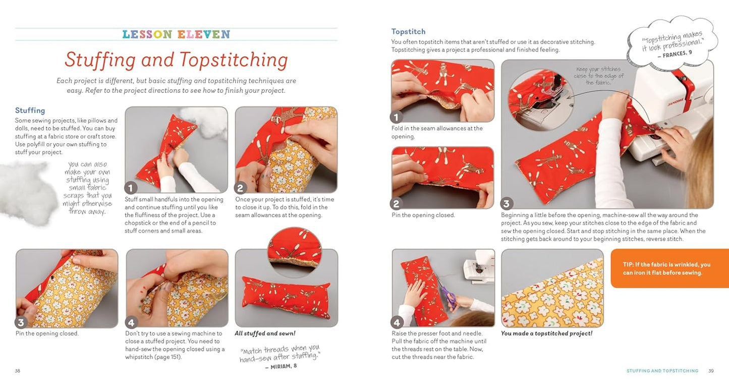 Hot Sewing School ® 2: Lessons in Machine Sewing; 20 Projects Kids Will Love to Make