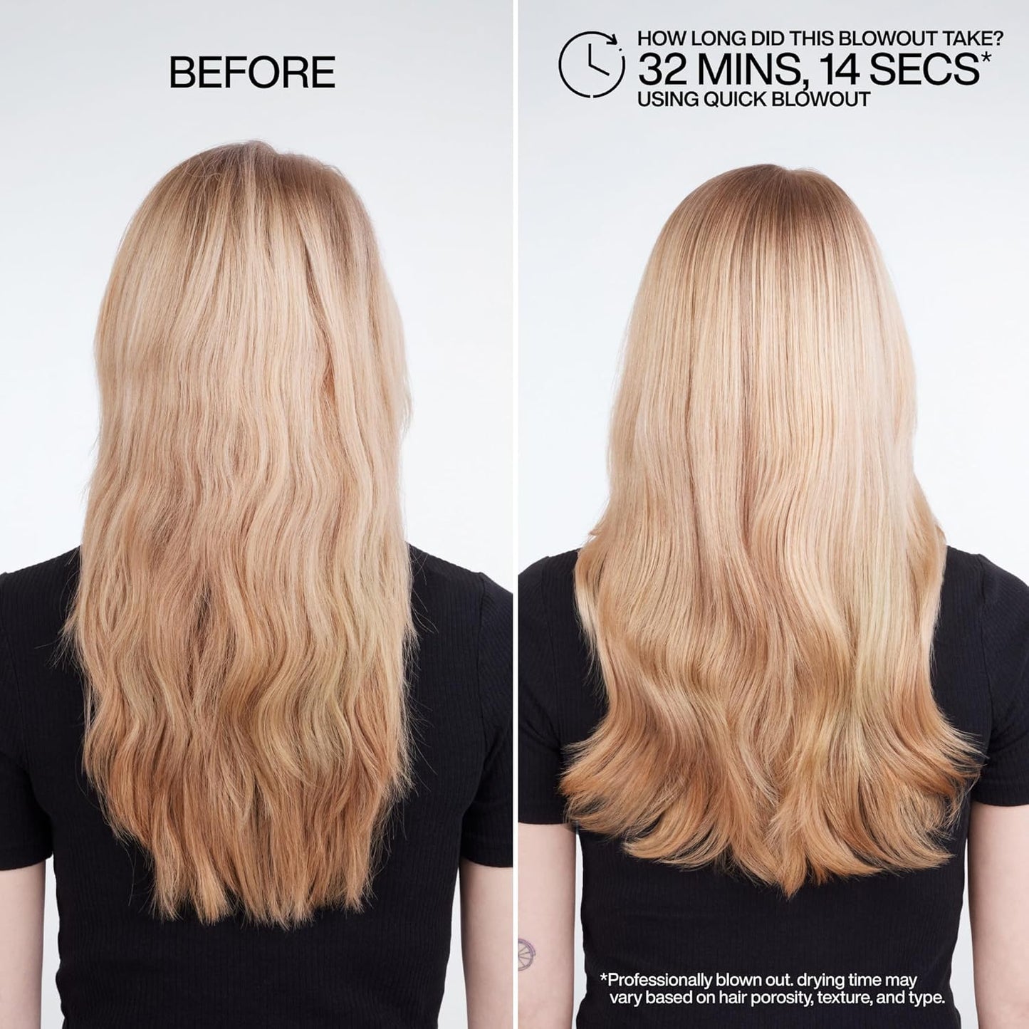 HotRedken Quick Blowout Heat Protectant Spray For All Hair Types - Smooths & Adds Shine, Lightweight Blowdry Styling Primer with Heat Protection