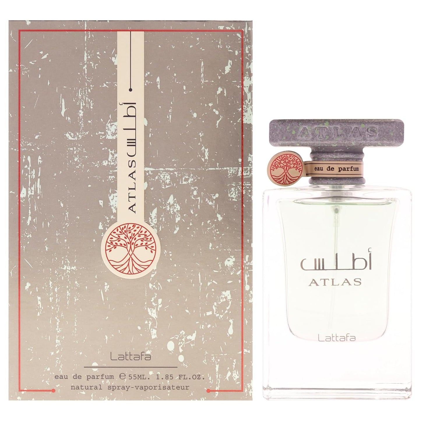 Hot Lattafa Atlas Eau de Parfum Spray for Unisex, 1.85 Ounce