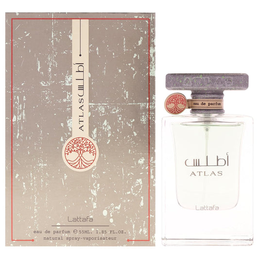 Hot Lattafa Atlas Eau de Parfum Spray for Unisex, 1.85 Ounce