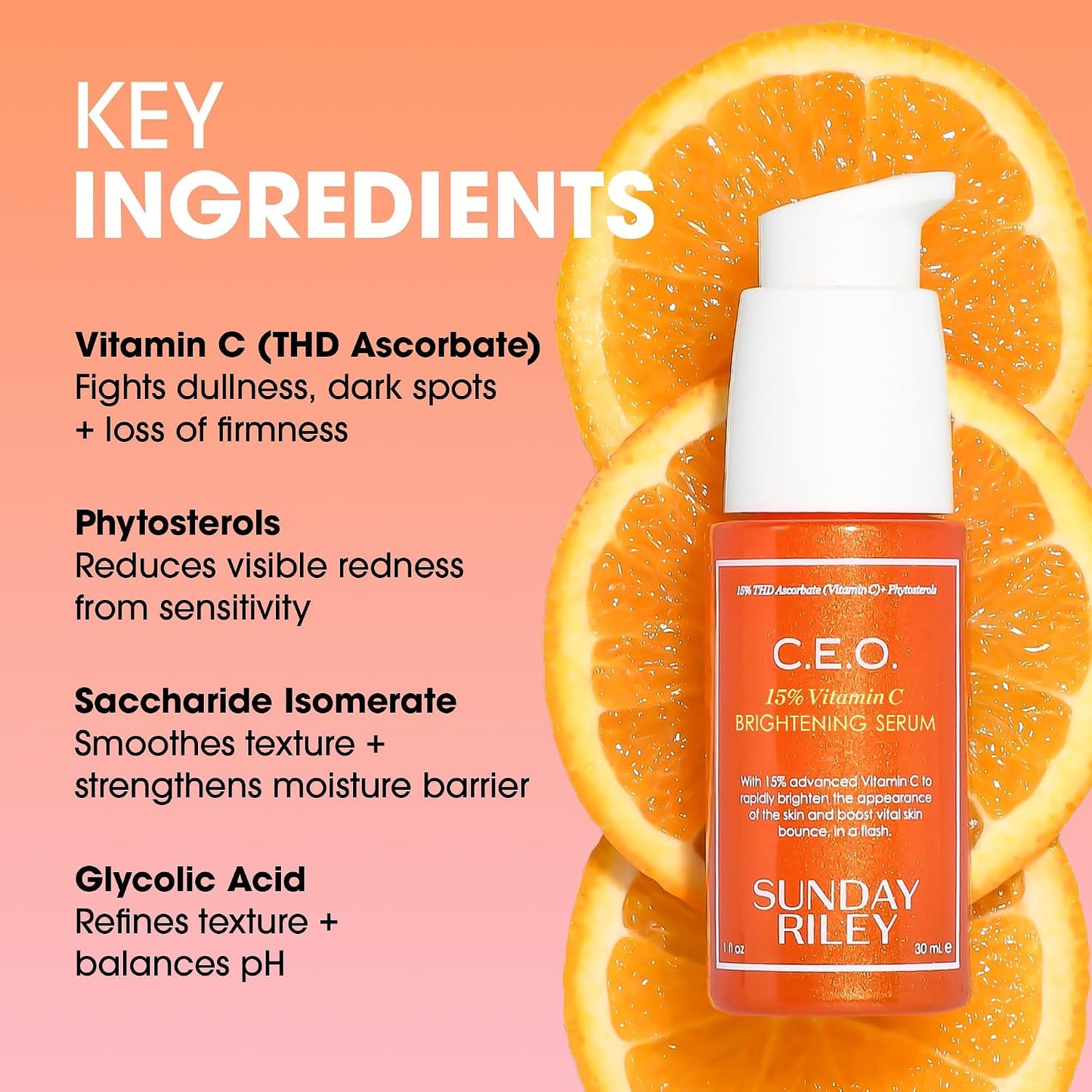 HotSunday Riley C.E.O. 15% Vitamin C Brightening Serum
