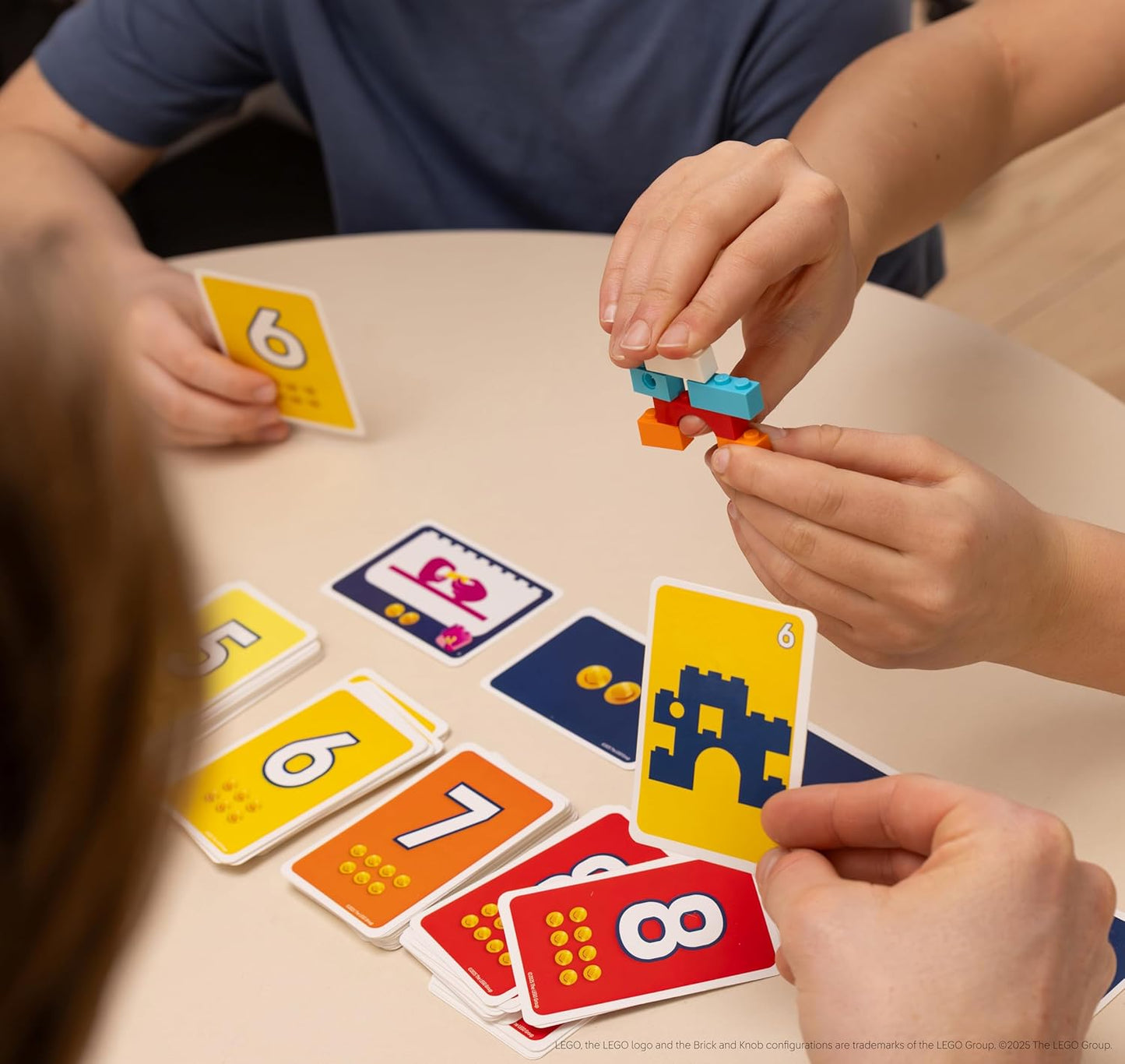 HotAsmodee Brick Like This! The Official Lego Party Game - A Fast, Fun Building Game for Families, Kids, Teens & Adults, Ages 7+, 2-8 Players, 15 Minute Playtime