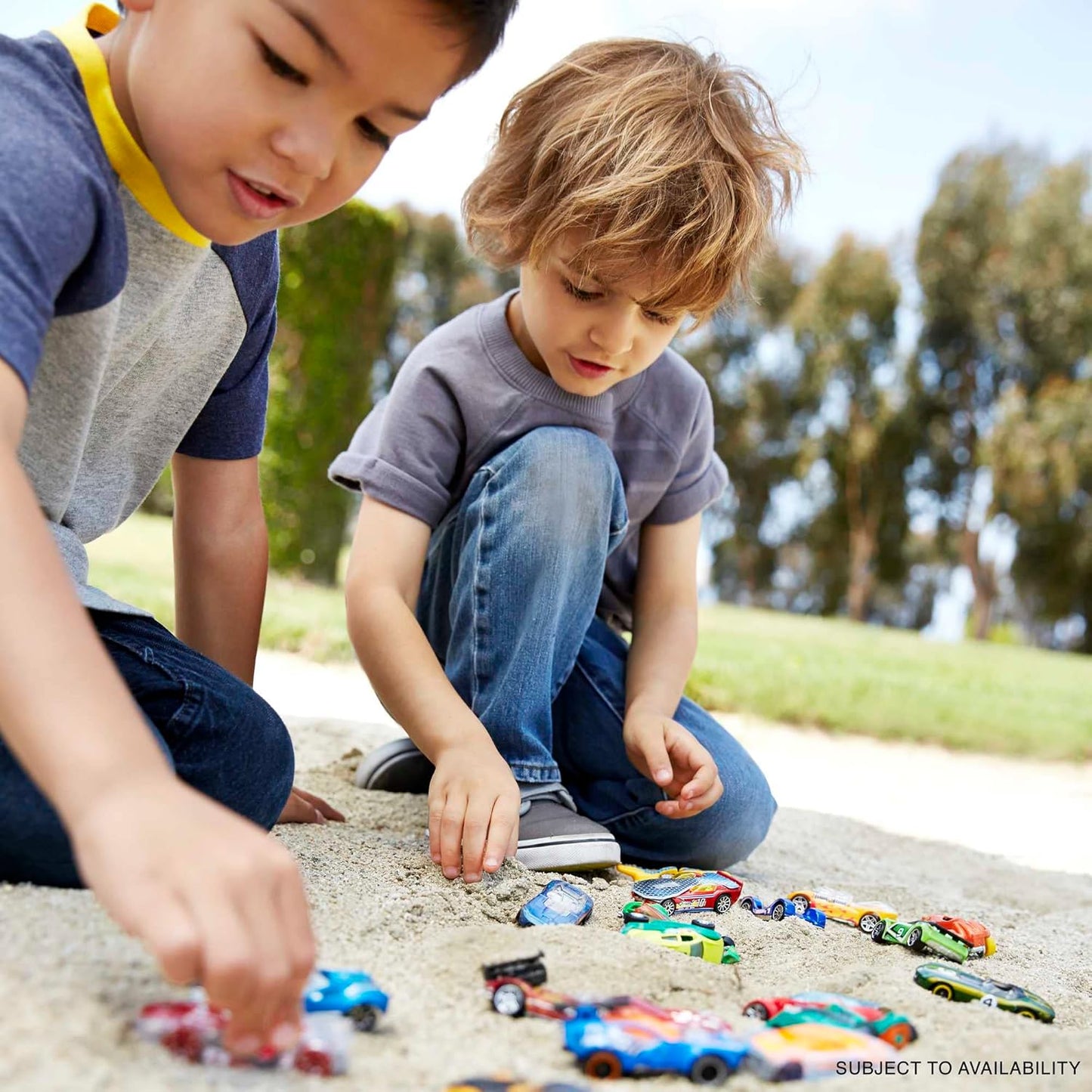 HotHot Wheels 10-Pack (Styles May Vary) | Multipack of 10 of Toy Trucks & Cars in 1:64 Scale, Instant Collection for Kids and Collectors (Amazon Exclusive)