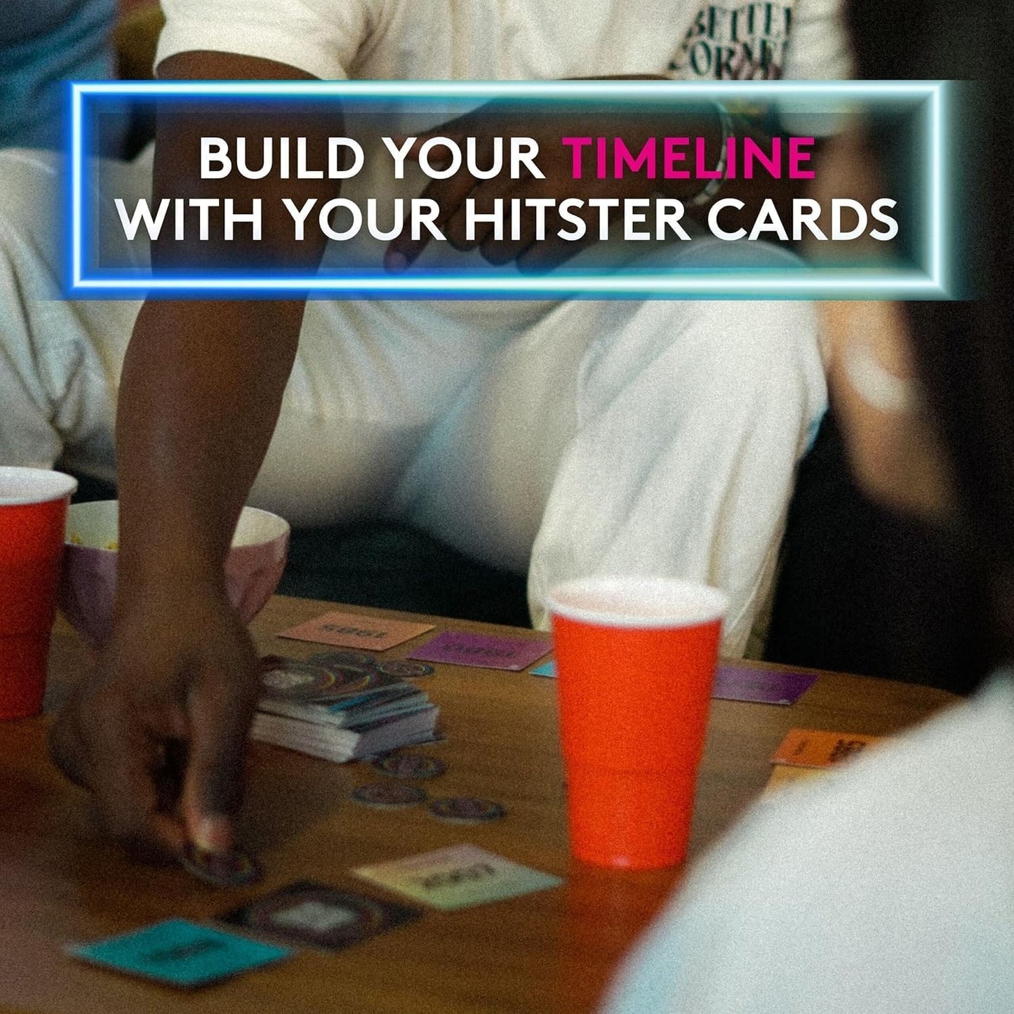 HotJumbo Hitster - All American, Fun Music Quiz Card Game, 2-10 Players - 300 Best American Music Hits - Great for Adult and Family Game Nights (US Edition)
