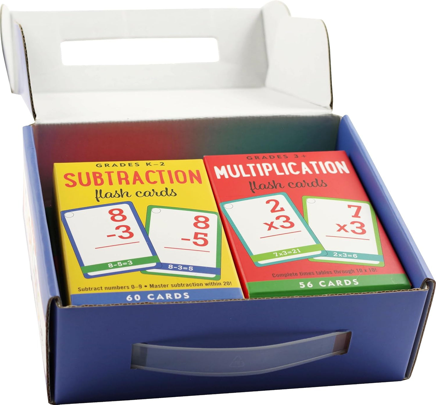 Hot Essential Math Flash Cards Set - Addition, Subtraction, Multiplication, and Division (4 pack set)