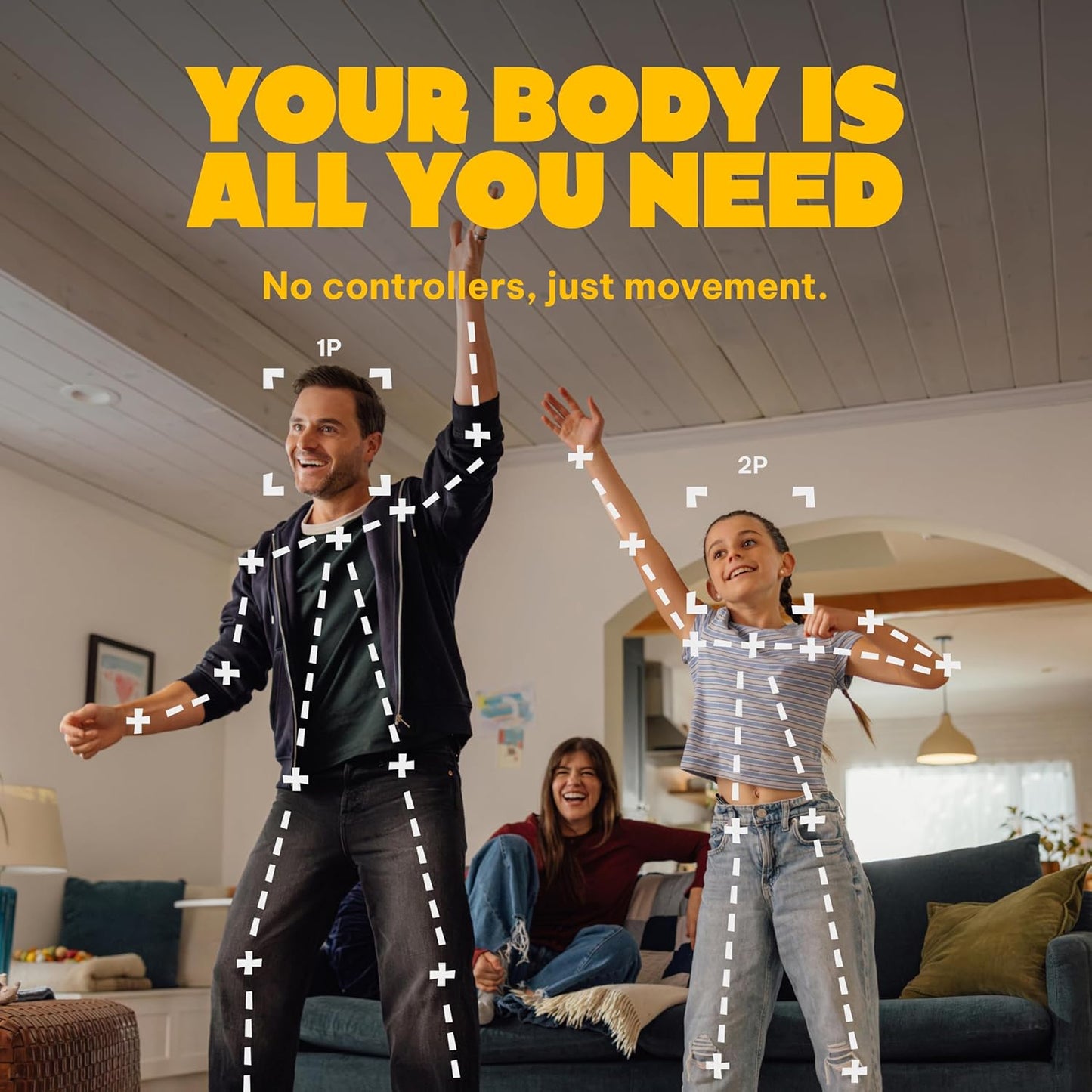 HotNex Playground - The Active Play System for Kids & Families Where Indoor Physical Activity Meets Interactive Family Fun and is Great for Gaming Nights, Parties and Playdates