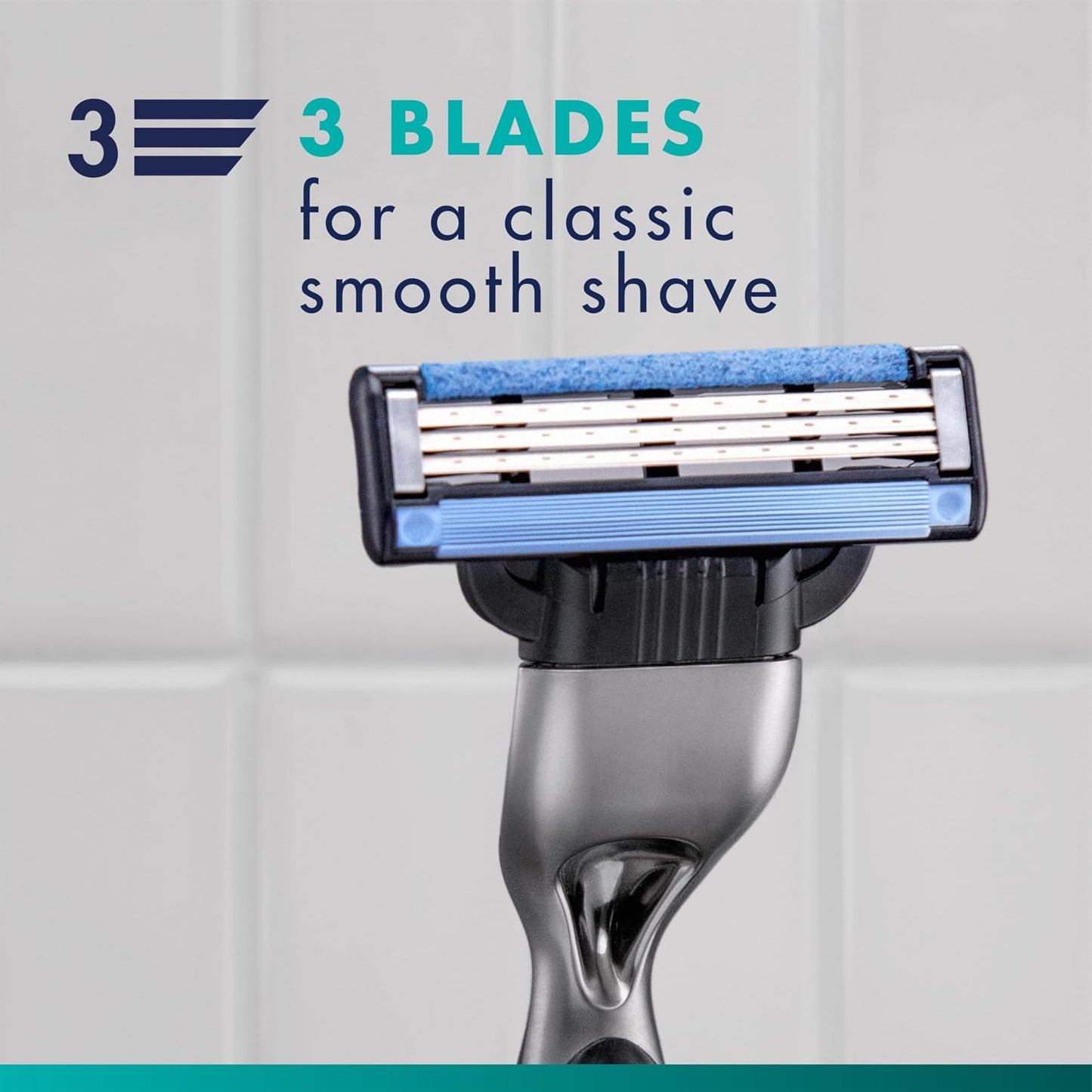 HotGillette Mach3 Men's Razor Blades, 15 Blade Refills