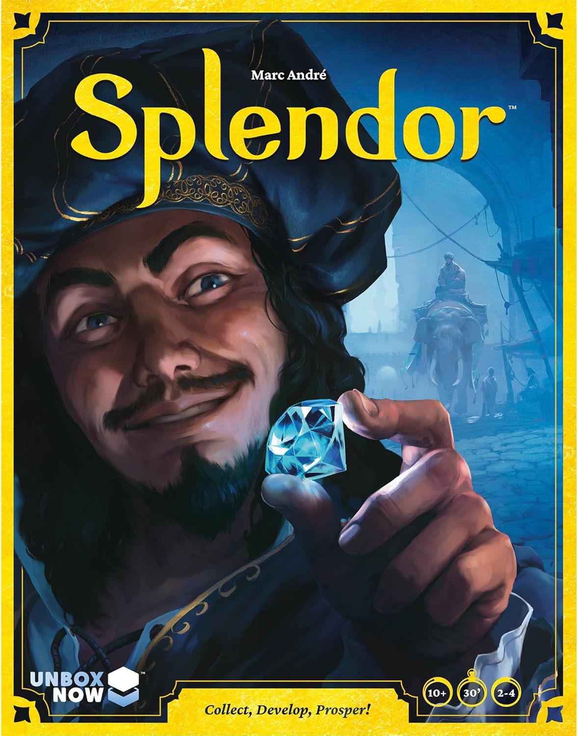 HotAsmodee Splendor Board Game - Gem Trading & Engine-Building Strategy for Adults & Families, Adult Board Games, Family Fun for Adults, 2-4 Players Ages 10+, 30 Minute Playtime