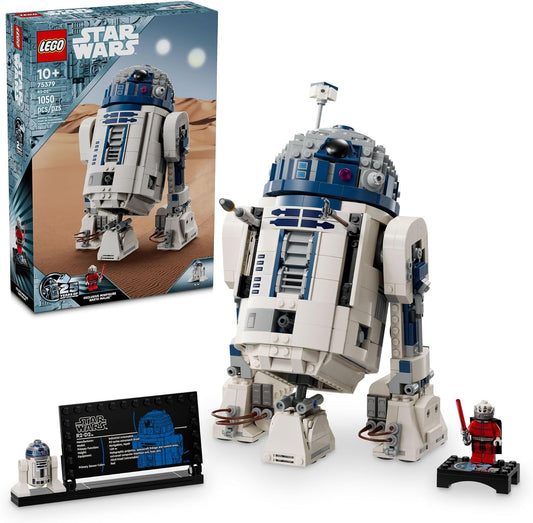 HotStar Wars R2-D2 Building Toy Set -Display Star Wars Toy, Ages 10+ - Includes 25th Anniversary Darth Malak Minifigure - 75379