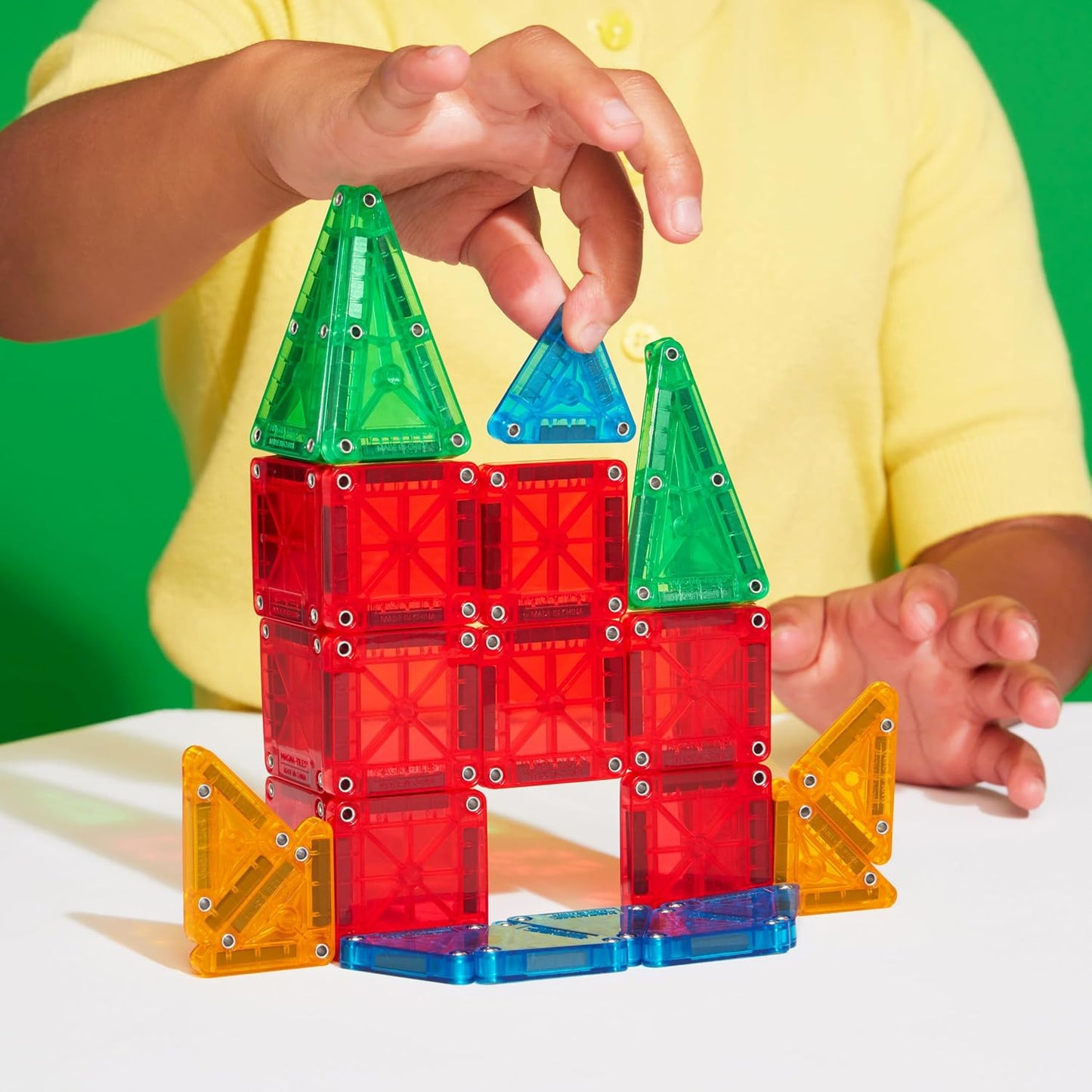 HotMAGNA-TILES microMAGS 26-Piece Travel Magnetic Construction Set – Bold Colors, The Original Magnetic Building Brand