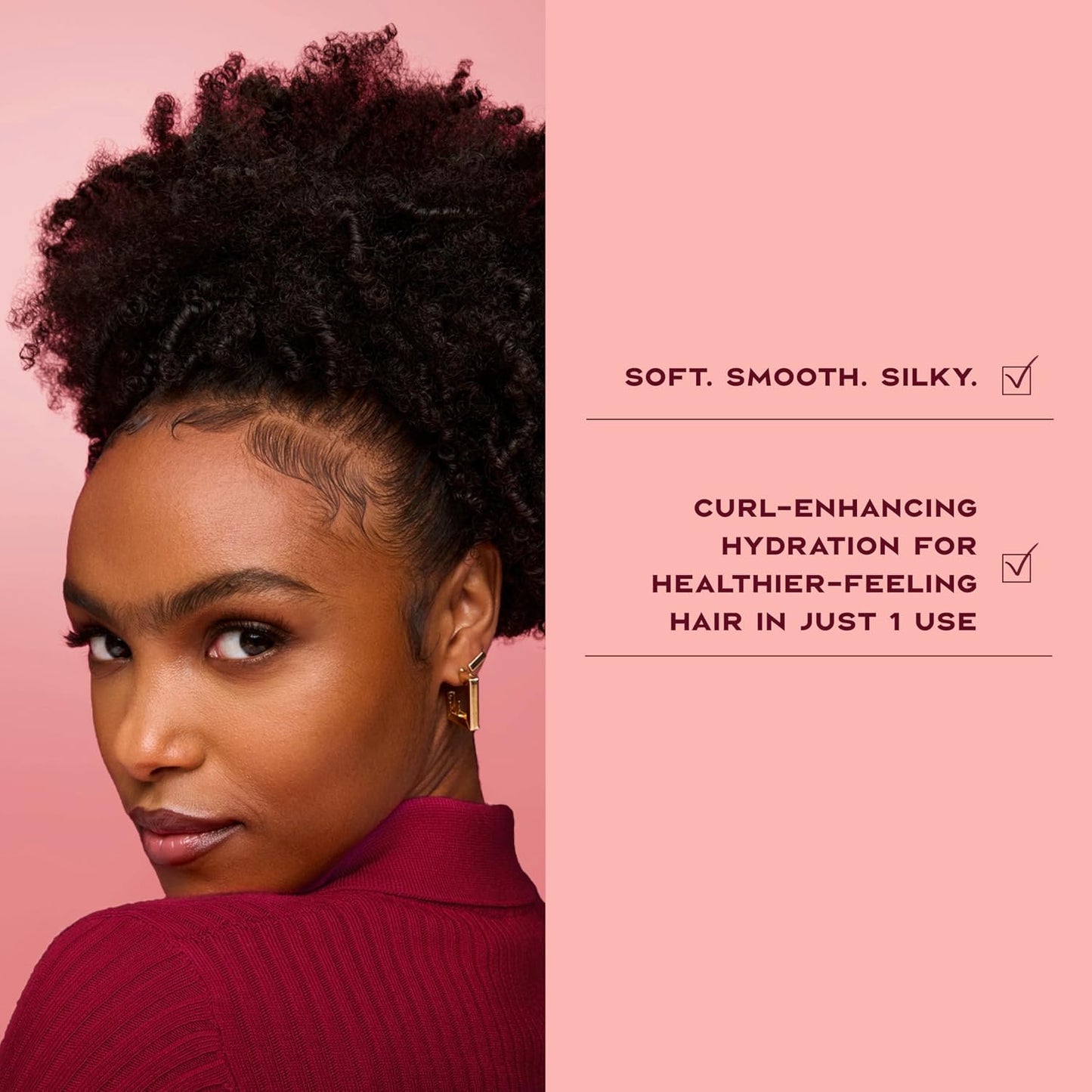 HotSheaMoisture Curl Enhancing Smoothie Hair Cream Coconut and Hibiscus for Thick, Curly Hair Sulfate Free and Paraben Free Curl Cream 20 oz