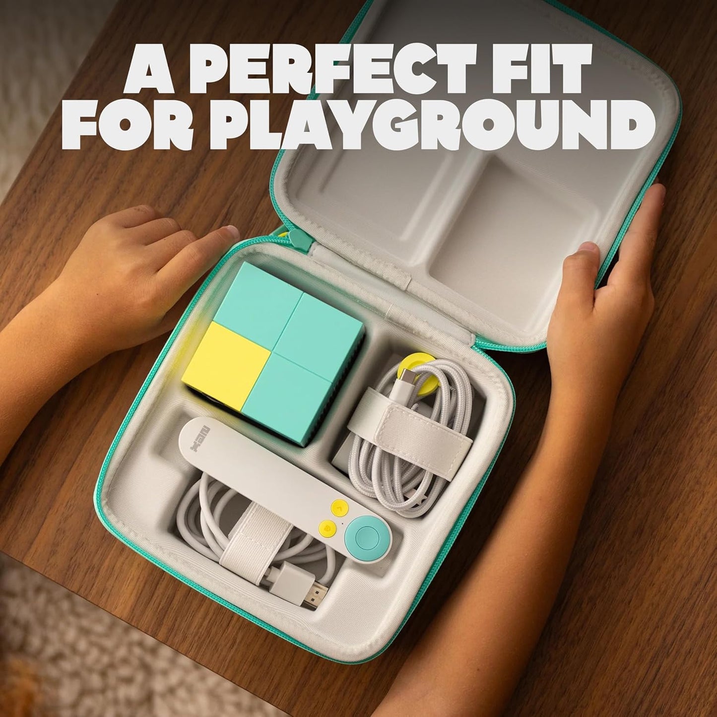 Hot Nex Playground Active Play System Travel Case, Lightweight Portable Storage for Indoor Family Game Console