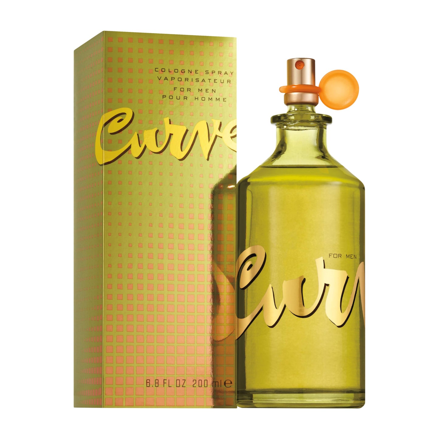 Hot Curve Men's Cologne Fragrance Spray, Spicy Wood Magnetic Scent for Day or Night, 6.8 Fl Oz