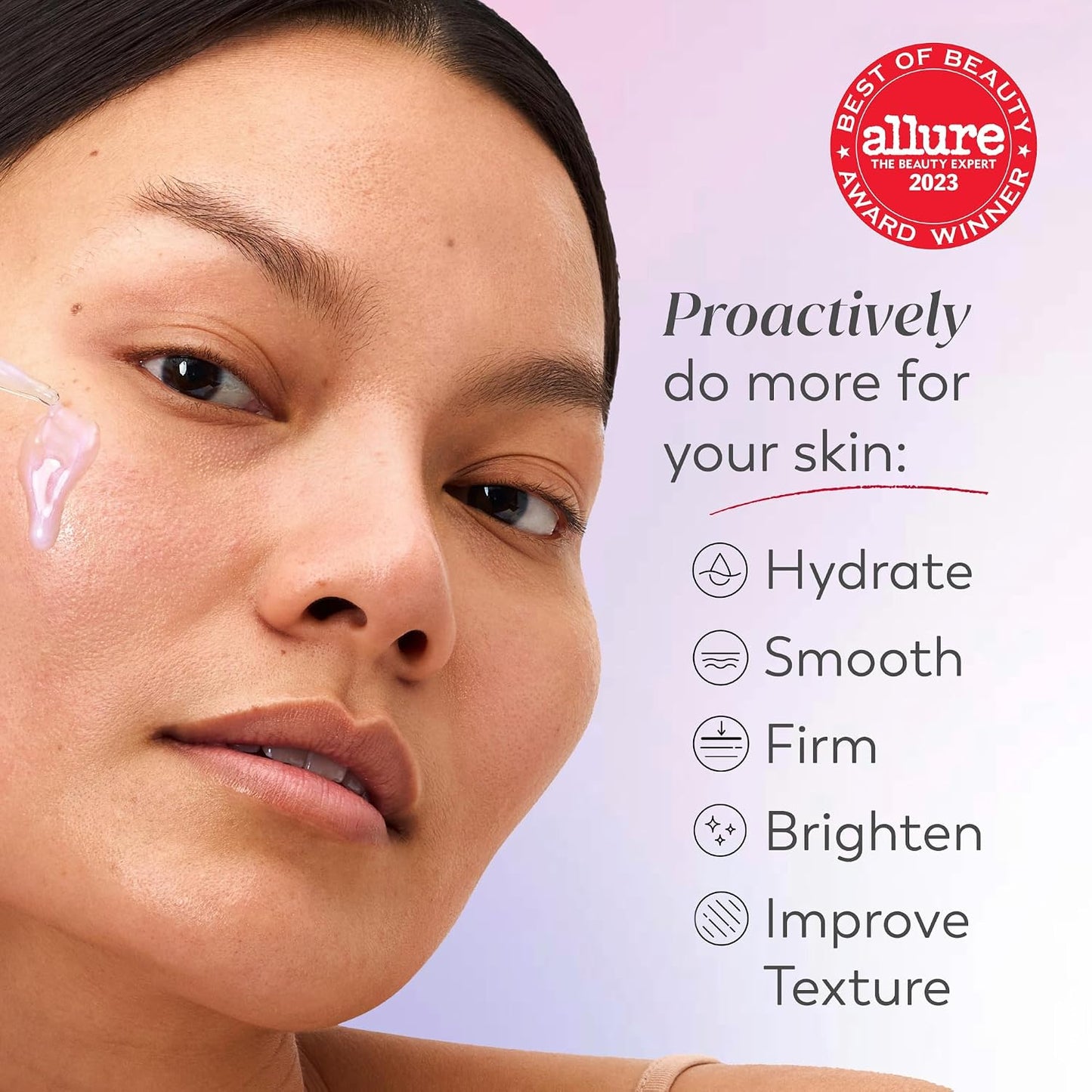 HotOlay Super Serum - Glow Serum for Face - Activated Niacinamide, Vitamin C & E, Collagen Peptide, AHA - 5-in-1 Benefits - Brightens, Hydrates, Smooths, Firms, Evens Tone, Proactive Anti-Aging, 1.0 Oz
