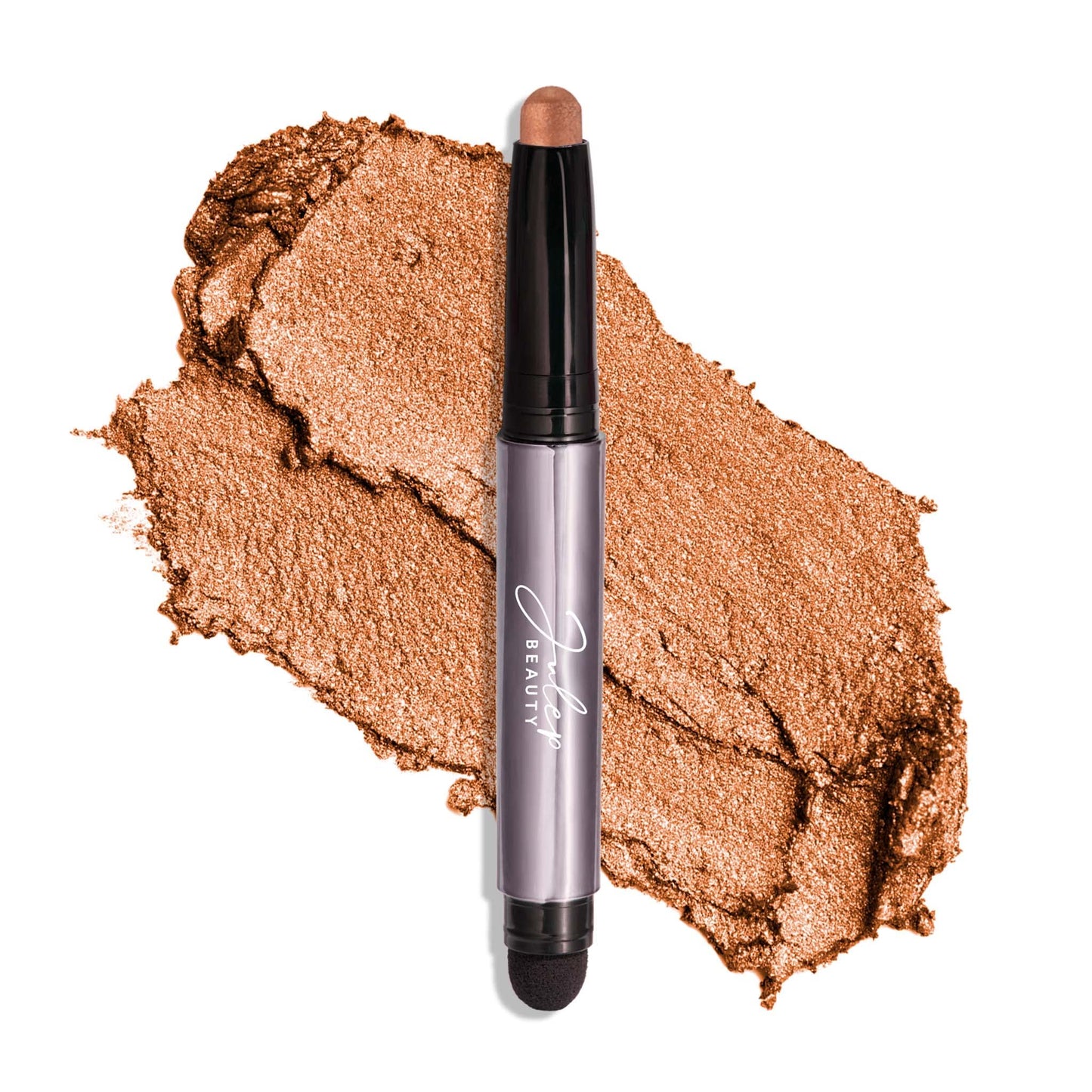 HotJulep Eyeshadow 101 Cream-to-Powder Waterproof Eyeshadow Stick – Champagne Shimmer – Long-Lasting, Buildable, Crease-Proof, Cruelty Free, Shimmer Finish with Built-In Smudger