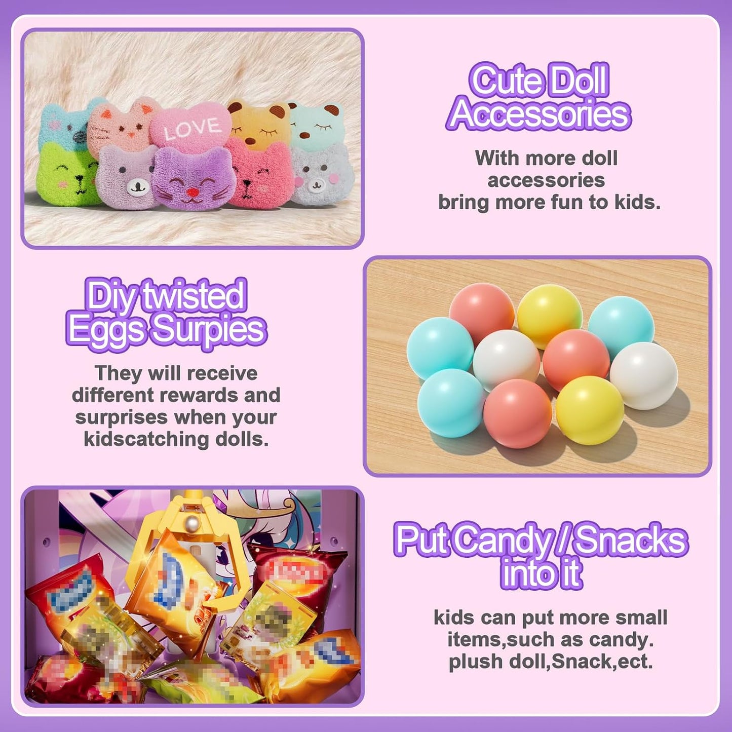 Hot Vanvimen Claw Machine for Kids Girl, Vending Machines Toys for Girls 4 5 6 7 8, Unicorns Girls Toys Age 6-8 4-5, Arcades Game Party Toy Age 6-7,Ideas Birthday Gifts for Girl 4 5 6 9 Year Old
