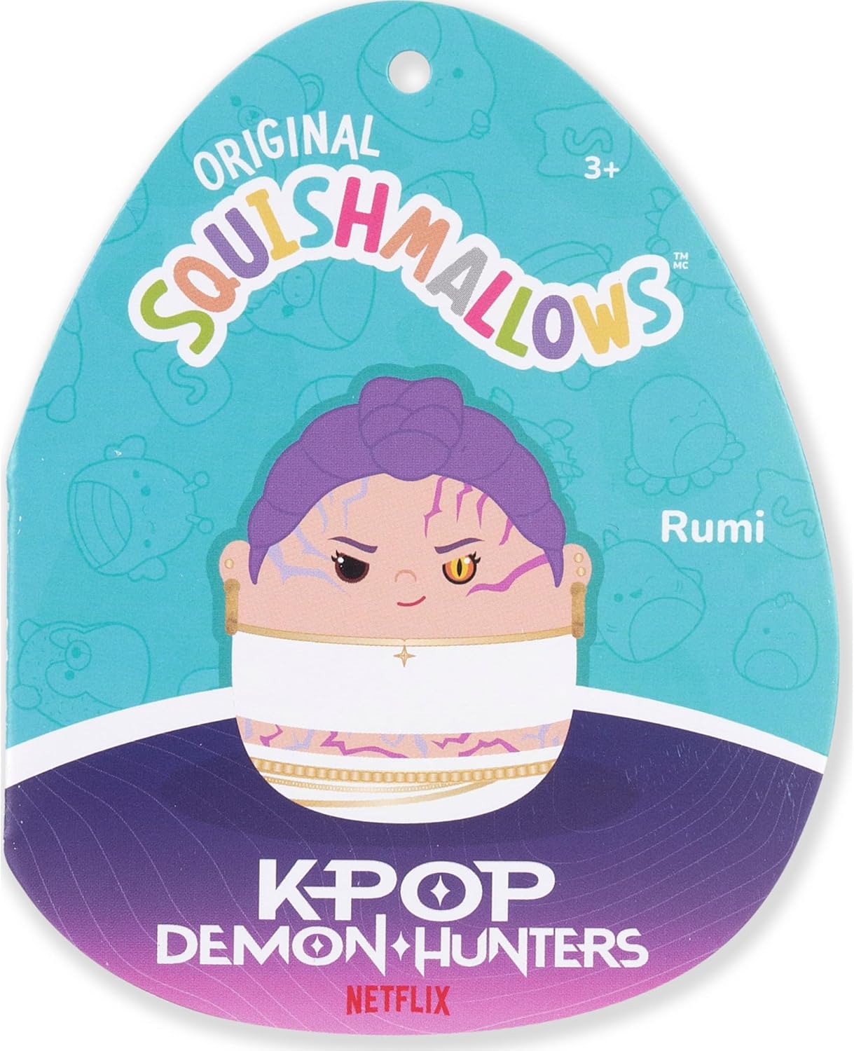 HotSquishmallows Original Kpop Demon Hunters 8in Rumi Plush - Official Jazwares Plush (Little)