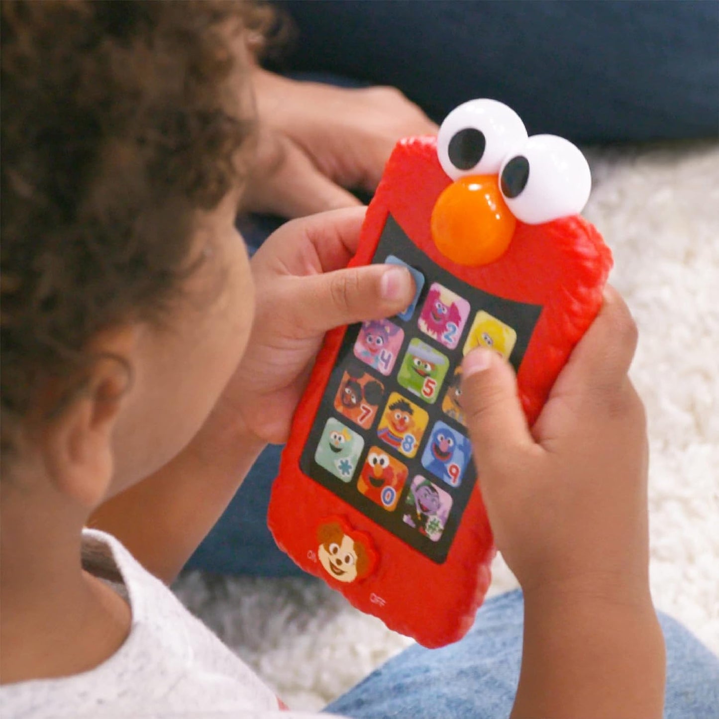 HotSesame Street Learn with Elmo Pretend Play Phone, Learning and Education, Kids Toys for Ages 2 Up by Just Play