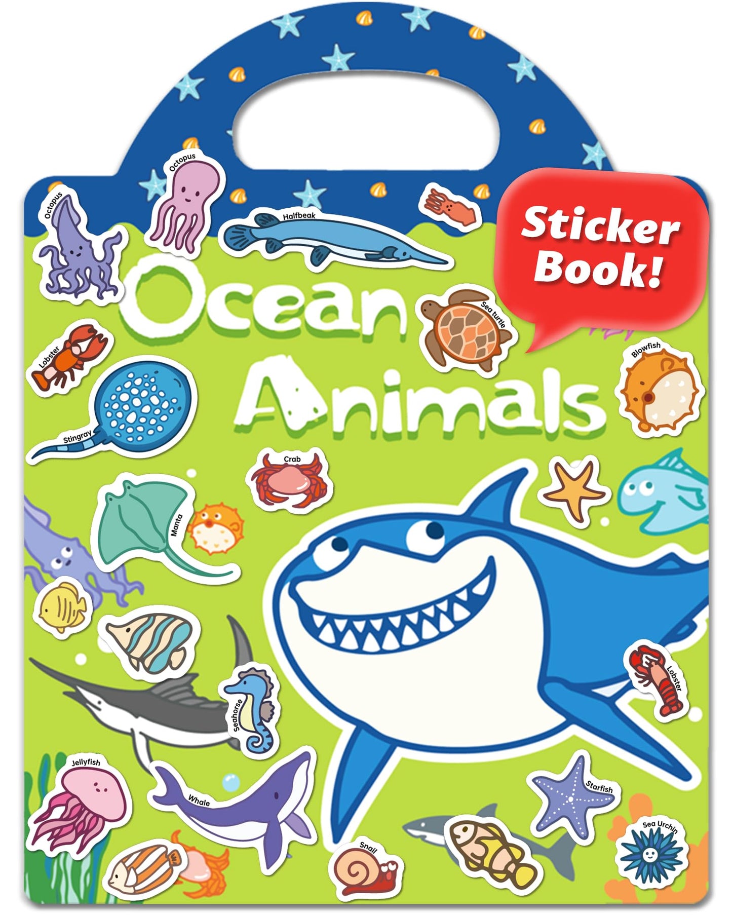 HotWalenced Reusable Sticker Book for Toddlers, Travel Stickers for Kids, Toddler Craft Activities Toys, Birthday Gifts for Boys & Girls