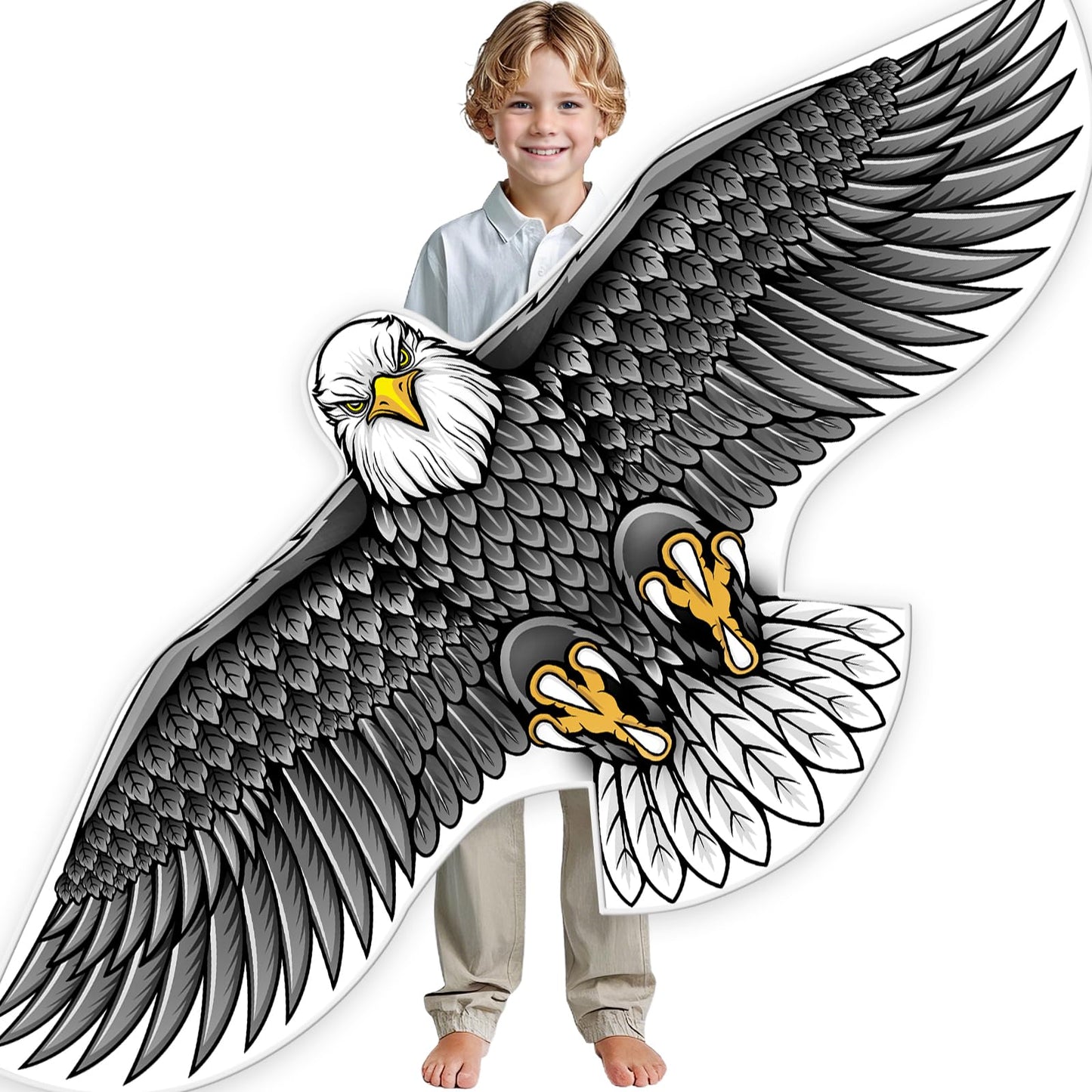 Hot SGftre Complete Kite with Handle, Line & Accessories,Easy to Fly for Kids & Adults, Perfect for Beach, Park, Family Outdoor Activities