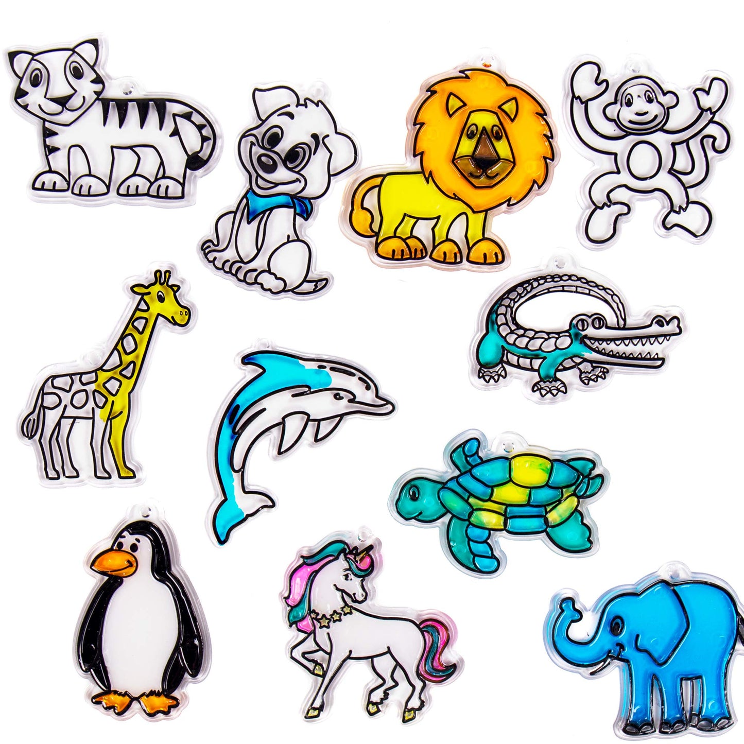 HotMade By Me Create Your Own Window Art, Paint Your Own Suncatchers, DIY Arts & Crafts Idea, Craft Kits for Kids, Crafts for Kids & Toddlers, Toddler Arts and Crafts