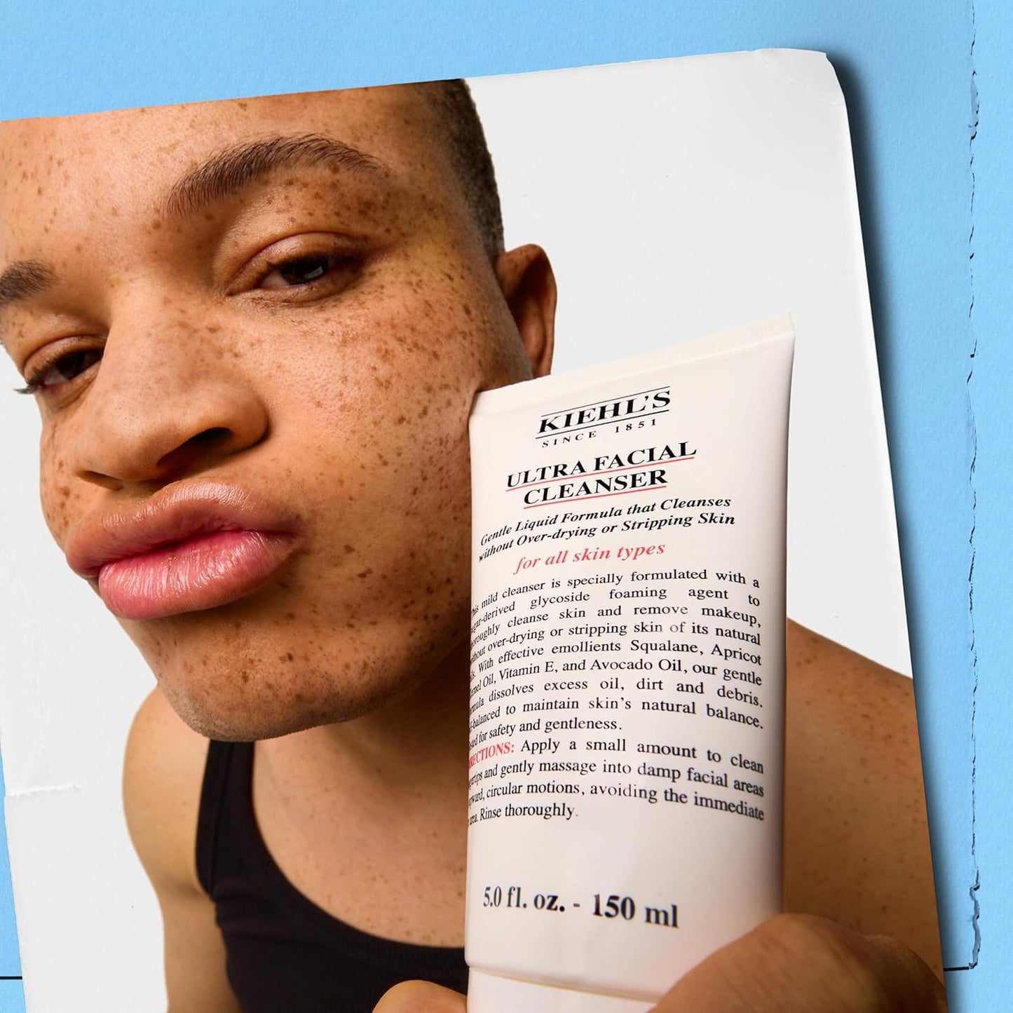 HotKiehl's Ultra Facial Cleanser, Lightweight Foamy Facial Cleanser, Enriched Formula that Replenishes Skin Barrier, Gently Exfoliates and Moisturizes, Suitable for All Skin Types, Paraben Free