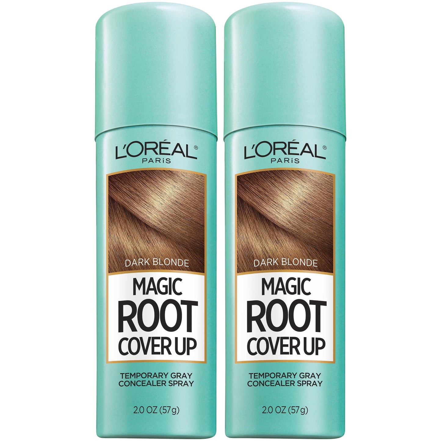 HotL'Oreal Paris Magic Root Cover Up Gray Hair Spray, 100% Gray Hair Coverage with Buildable, Lightweight, Transfer-Resistant, and Temporary Formula, Ammonia-Free, Dark Brown, 2 oz (2 Count)