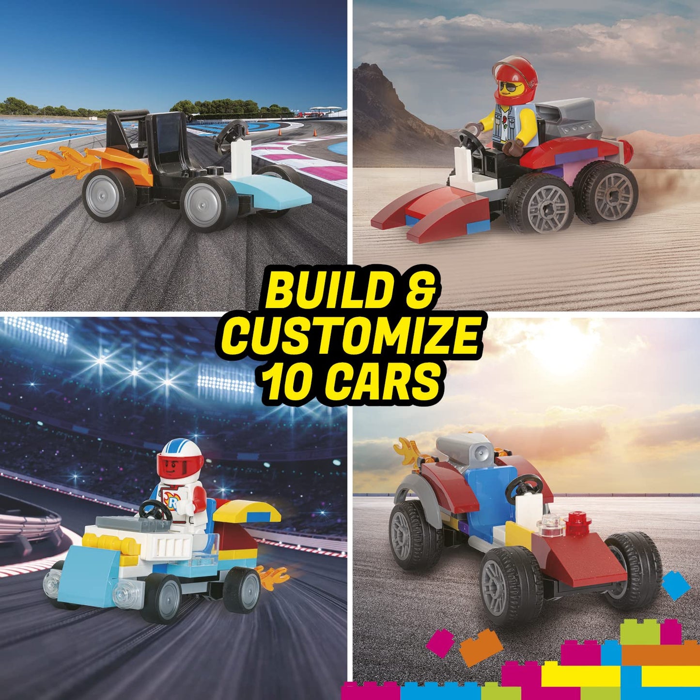 Hot KLUTZ Lego Race Cars STEM Activity Kit, Small